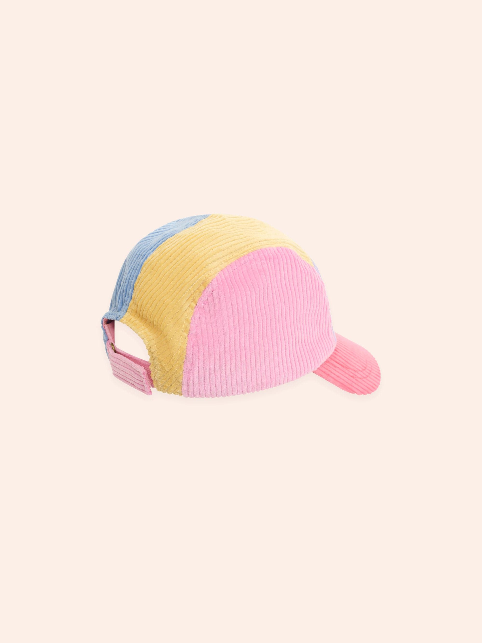 Colour Block Cord Panel Cap Pink ACCESSORIES Huxbaby