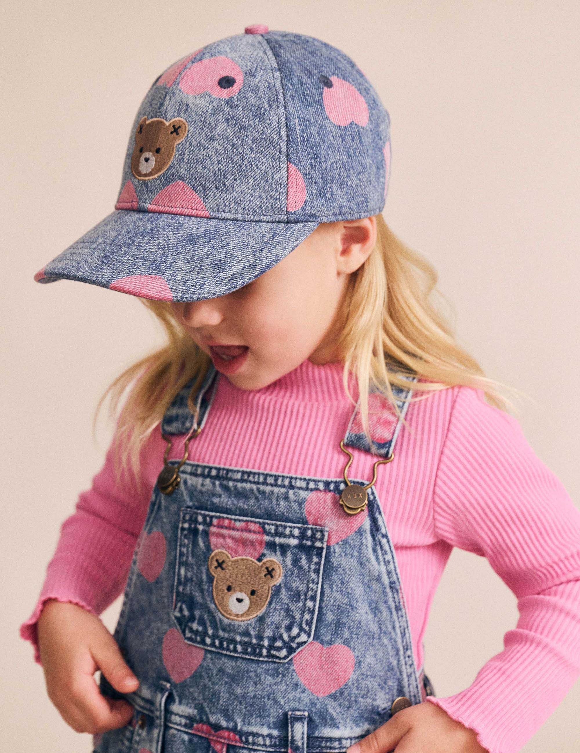 Strawberry Rib Skivvy TOP LS Huxbaby