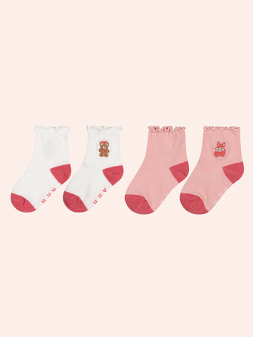 Frilly Festive Socks 2 Pack ACCESSORIES Huxbaby