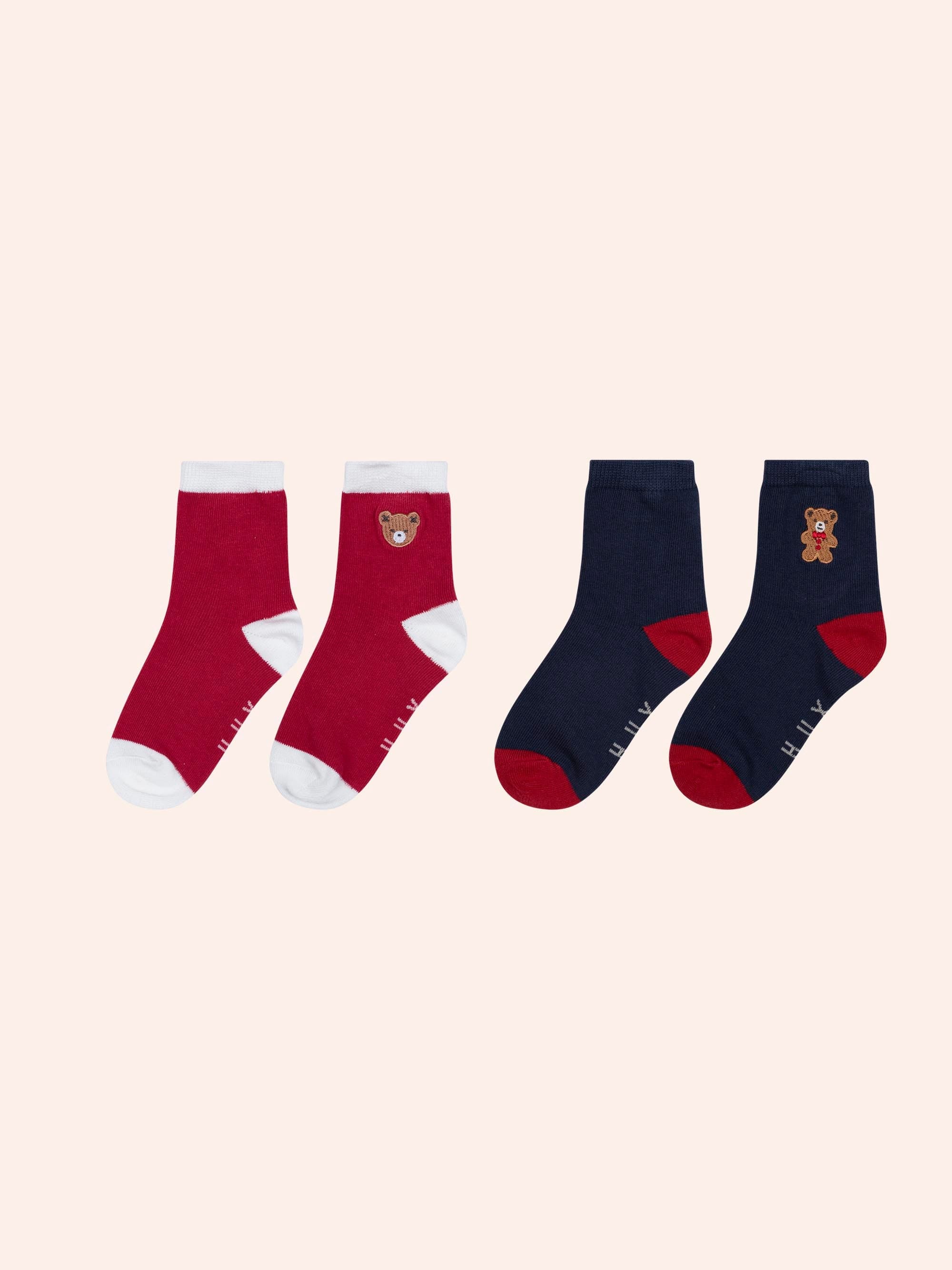 Festive Socks 2 Pack ACCESSORIES Huxbaby