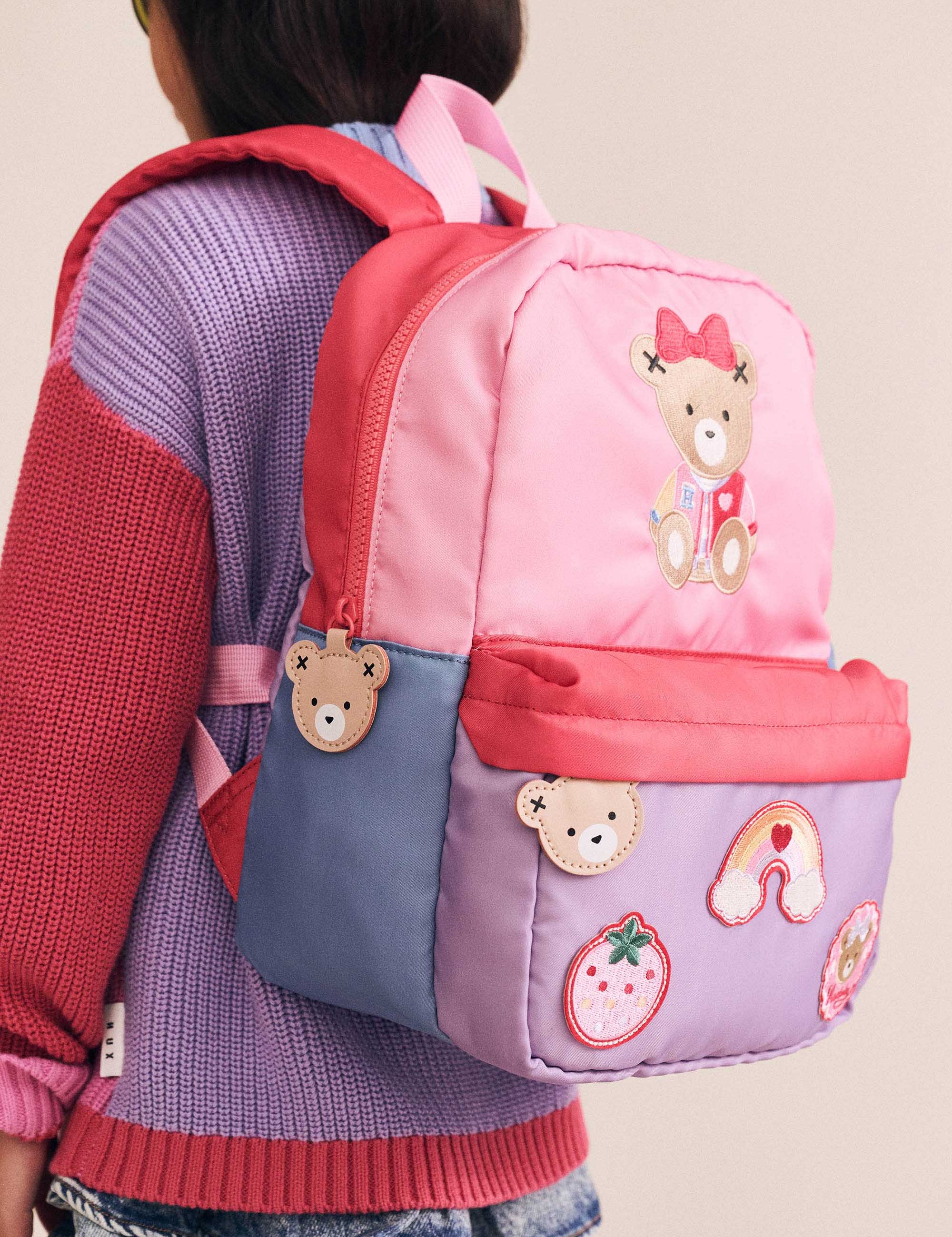 Huxette Colour Block Varsity Backpack ACCESSORIES Huxbaby