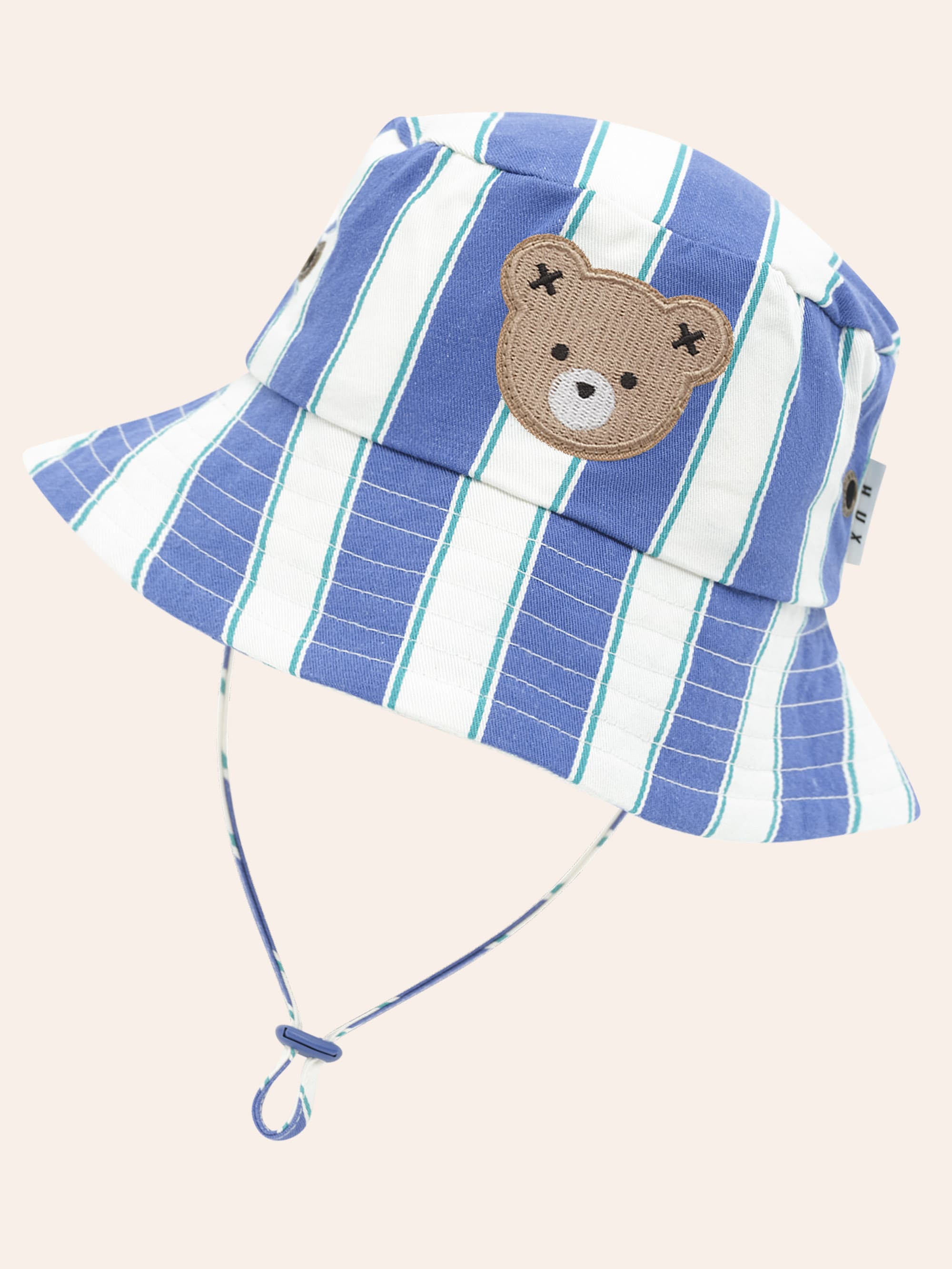 Tropical Stripe Bucket Hat ACCESSORIES Huxbaby Shopify