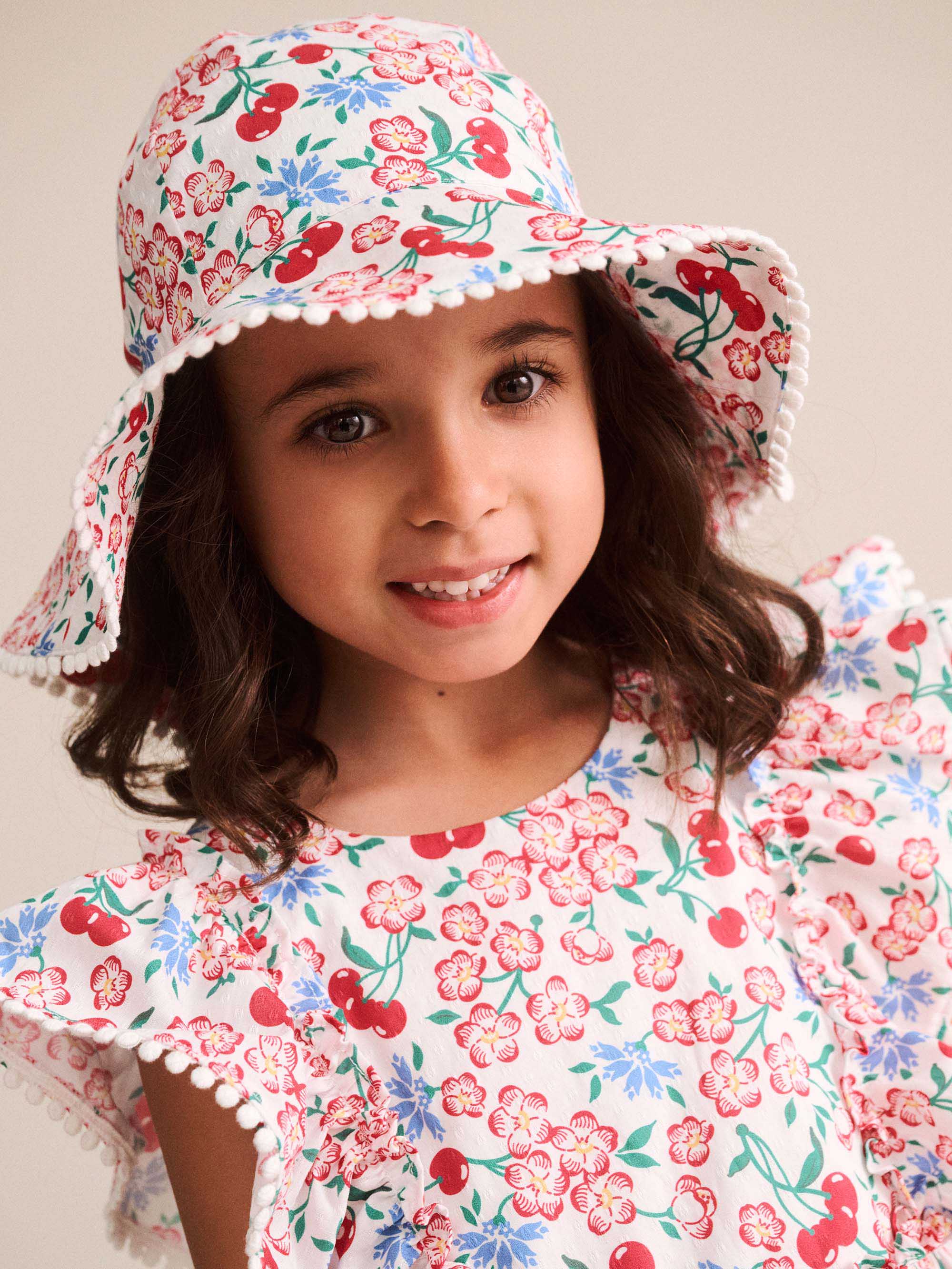 Tropical Floral Sunhat ACCESSORIES Huxbaby Shopify