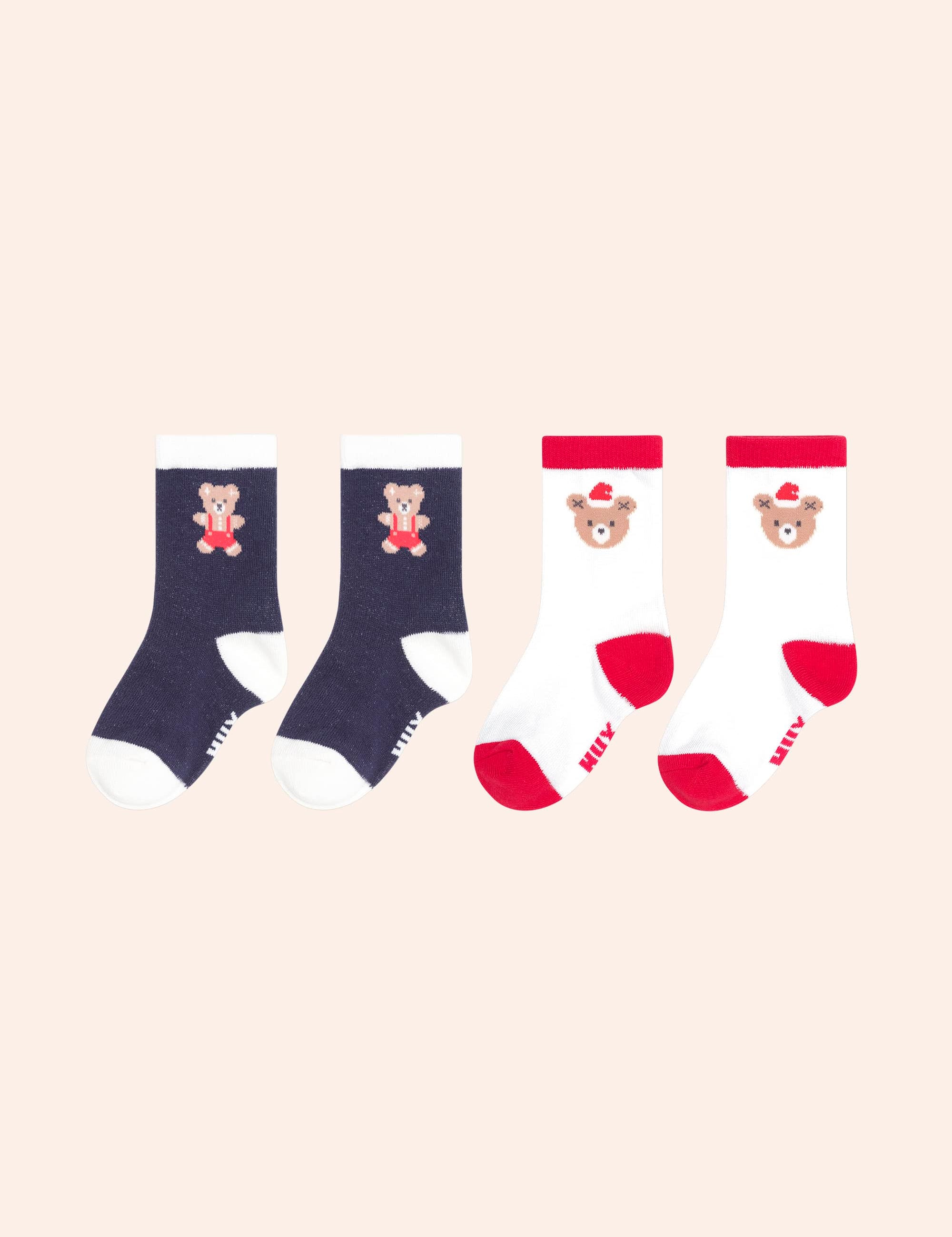 2Pk Festive Socks ACCESSORIES Huxbaby Shopify