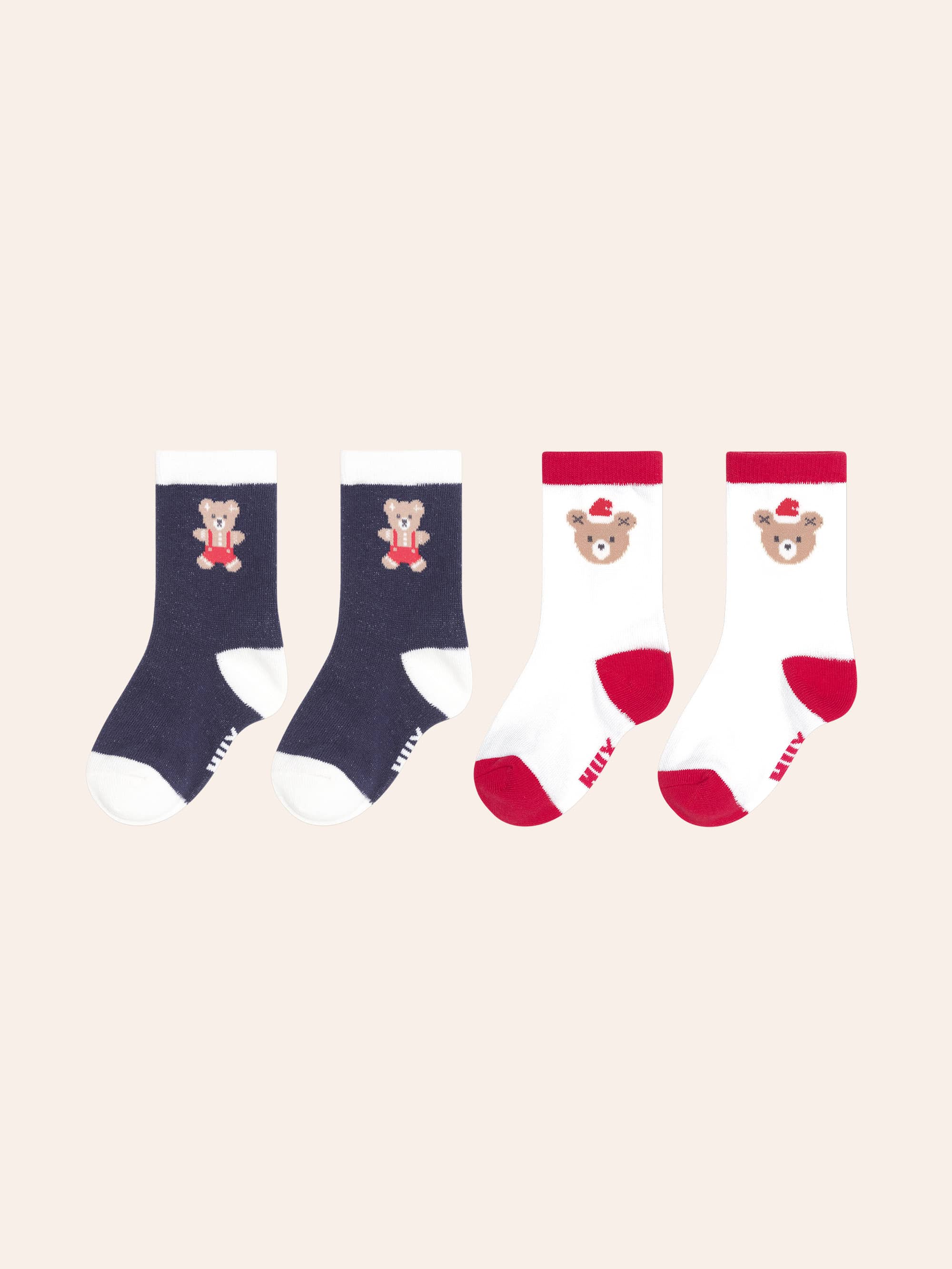2Pk Festive Socks ACCESSORIES Huxbaby Shopify