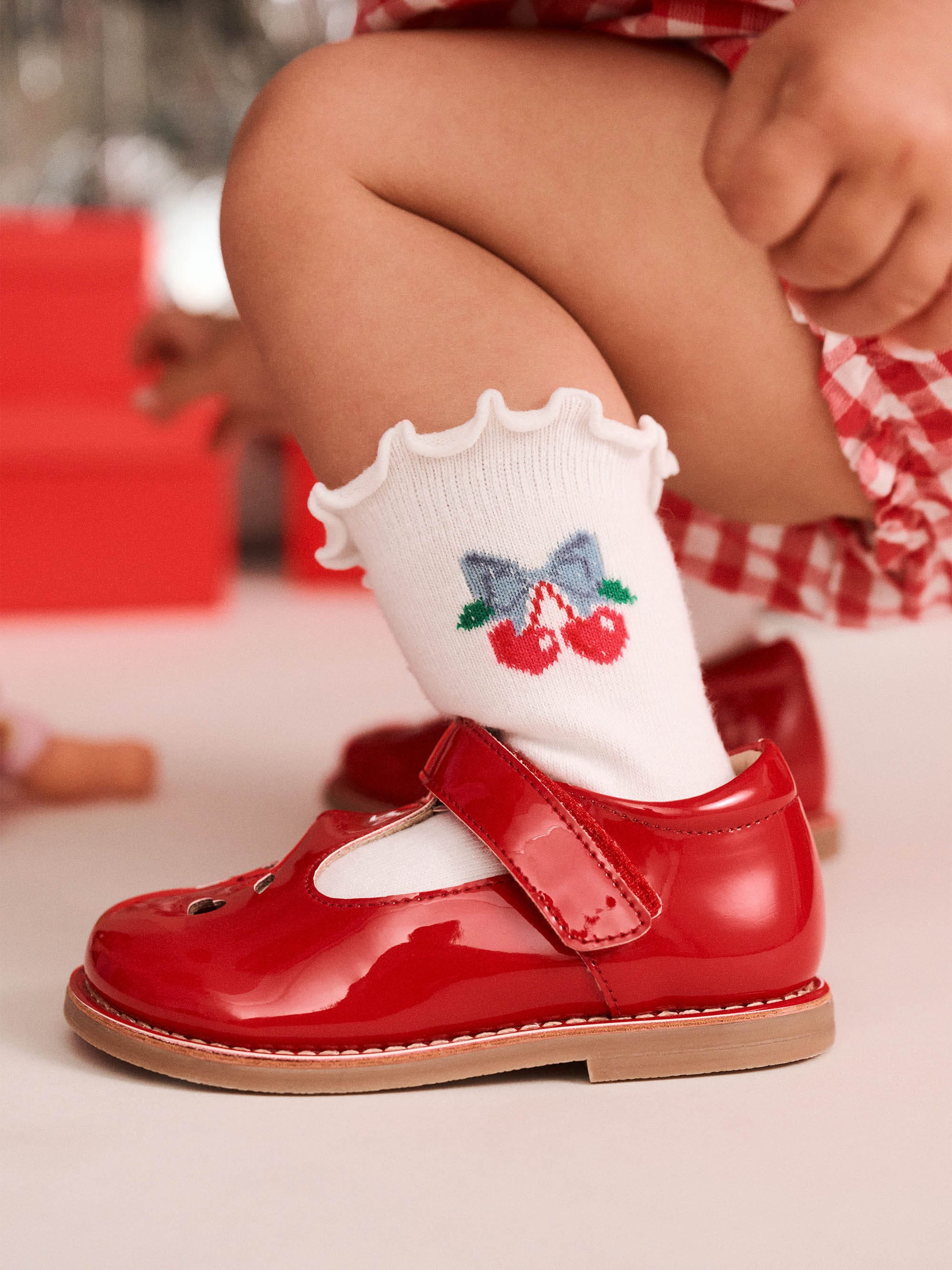 2Pk Festive Frill Socks ACCESSORIES Huxbaby Shopify
