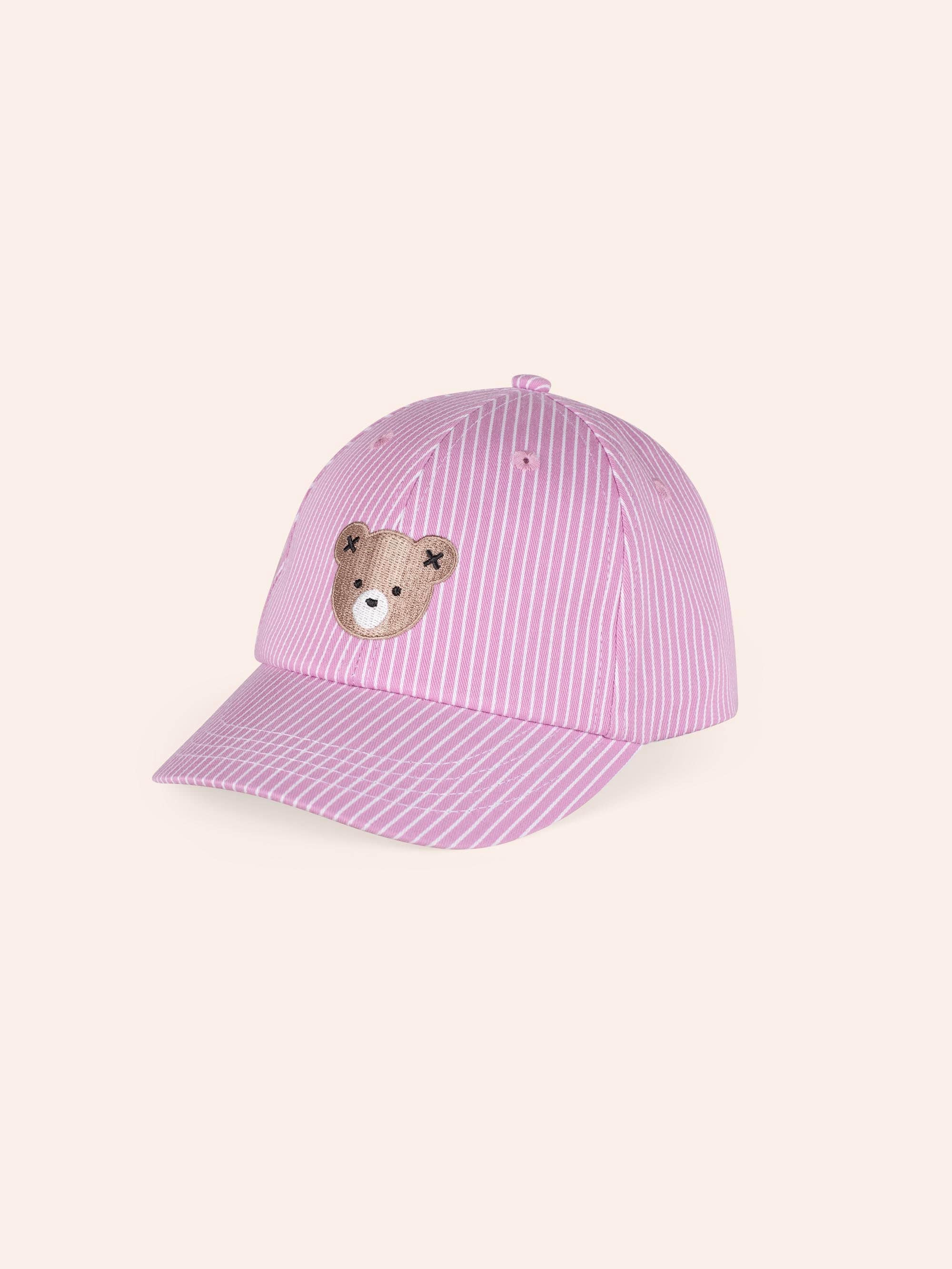 Candy Stripe Huxbear Cap ACCESSORIES Huxbaby