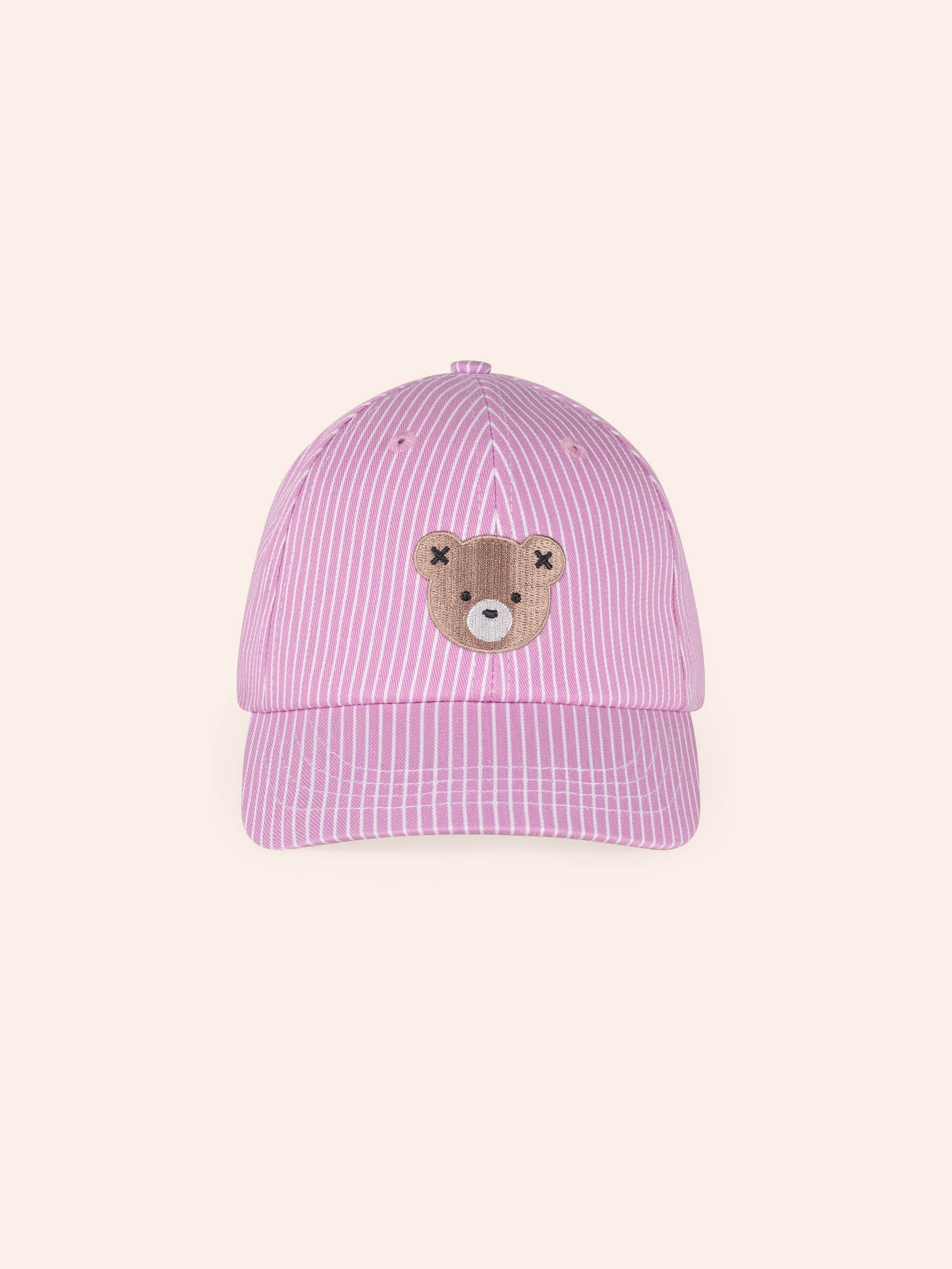 Candy Stripe Huxbear Cap ACCESSORIES Huxbaby