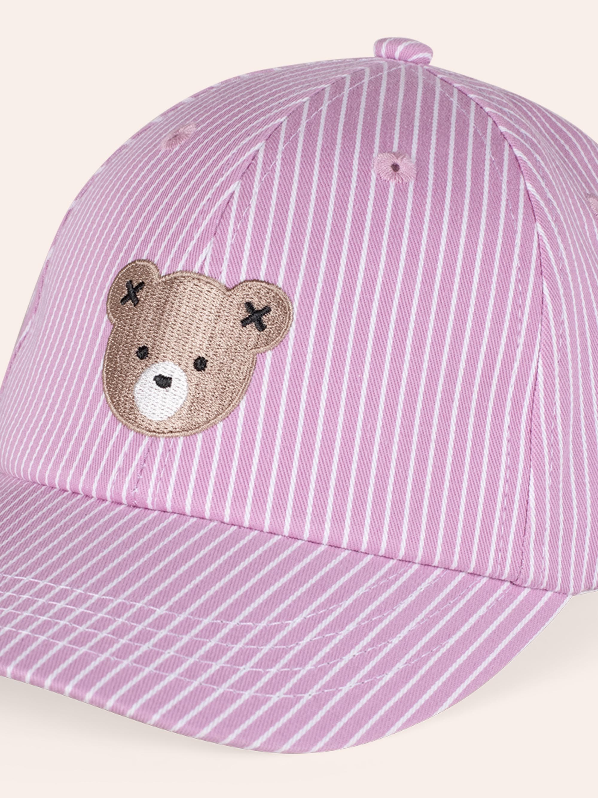 Candy Stripe Huxbear Cap ACCESSORIES Huxbaby