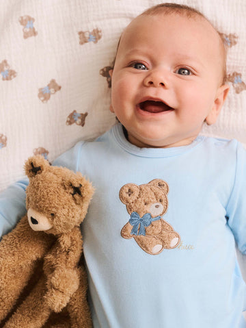 Bow Hux S/Slv Bodysuit ONESIE Huxbaby Shopify