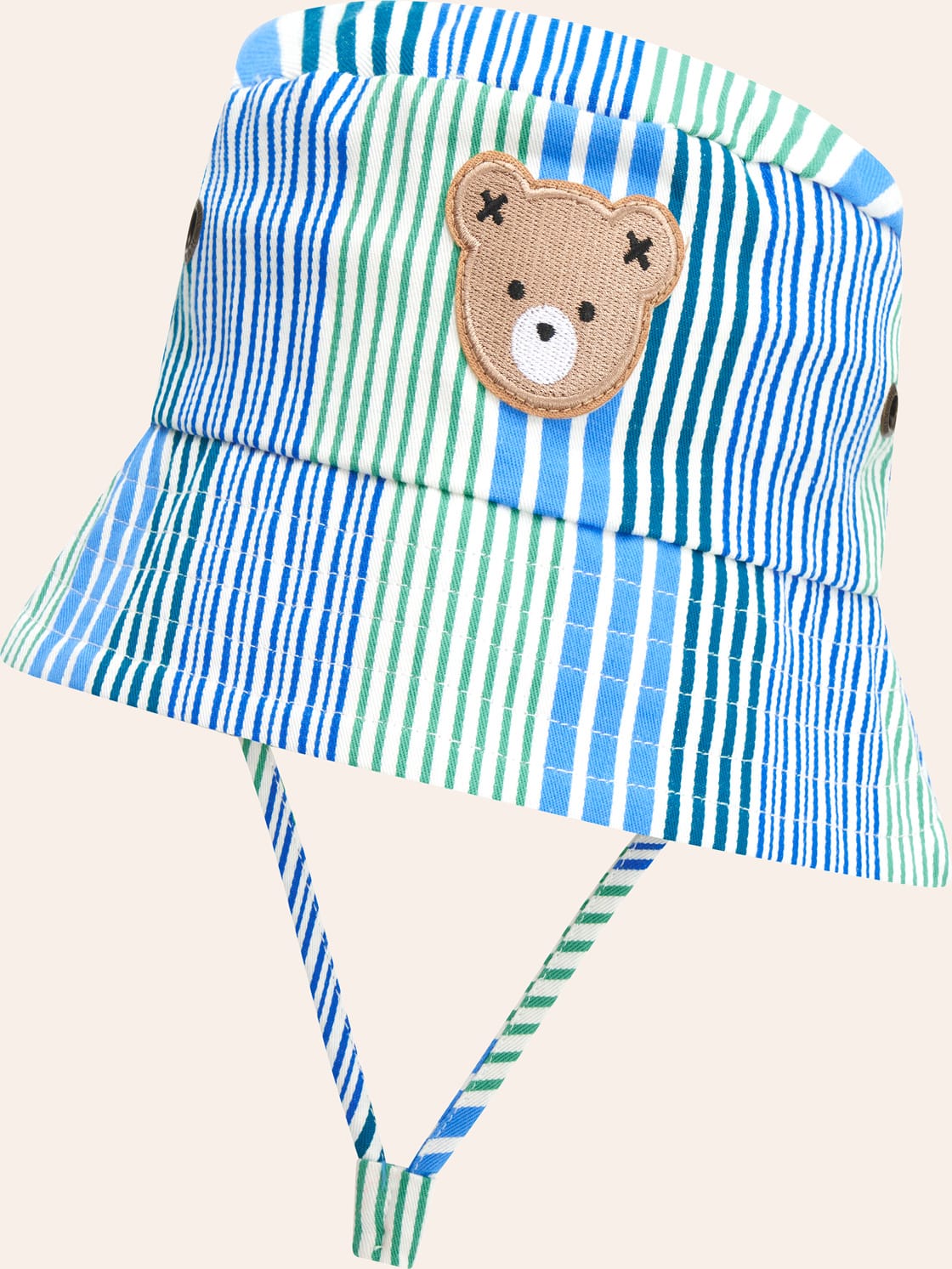Beach Club Hux Variegated Stripe Bucket Hat ACCESSORIES Huxbaby Shopify