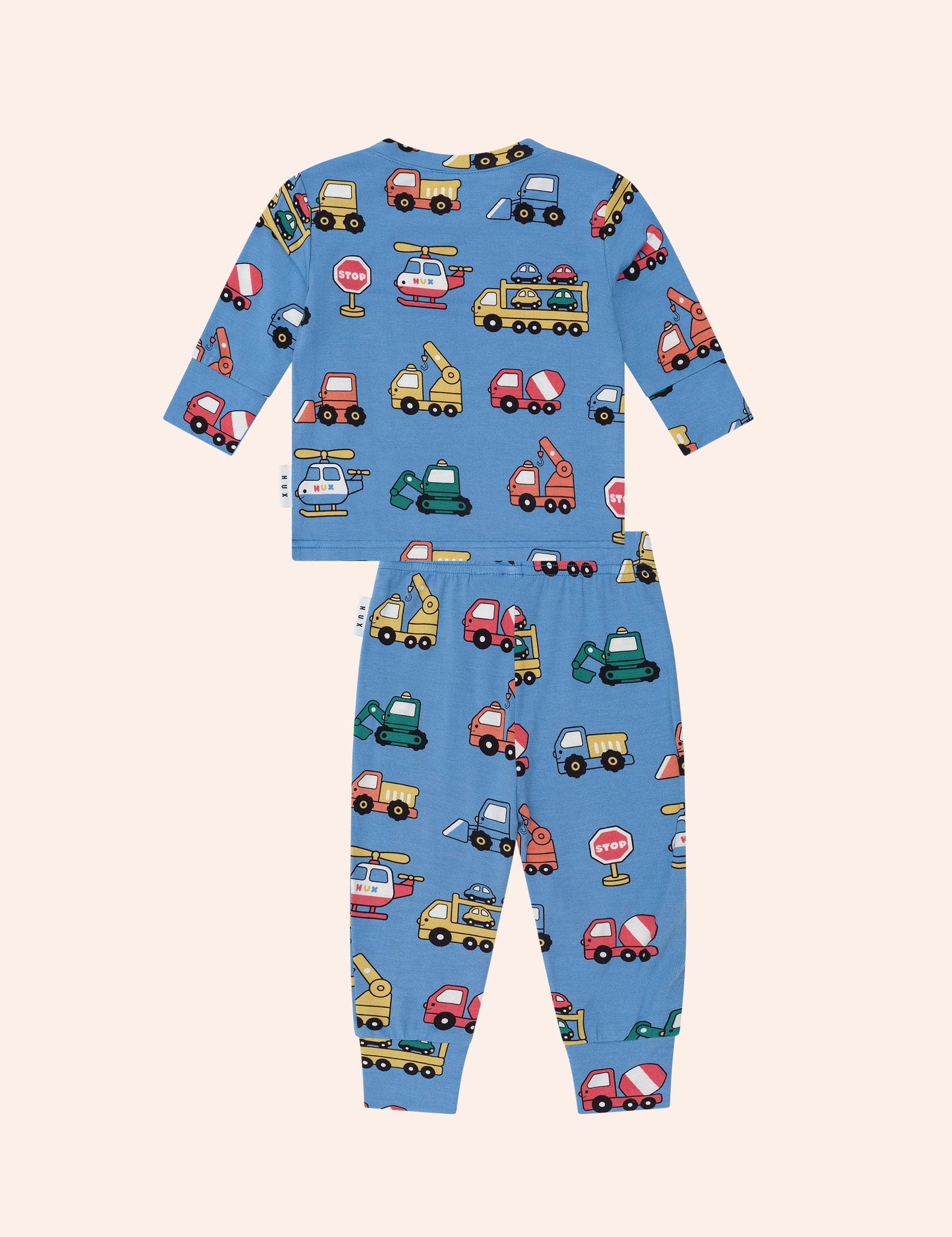 Construction Pj Set SLEEPWEAR Huxbaby
