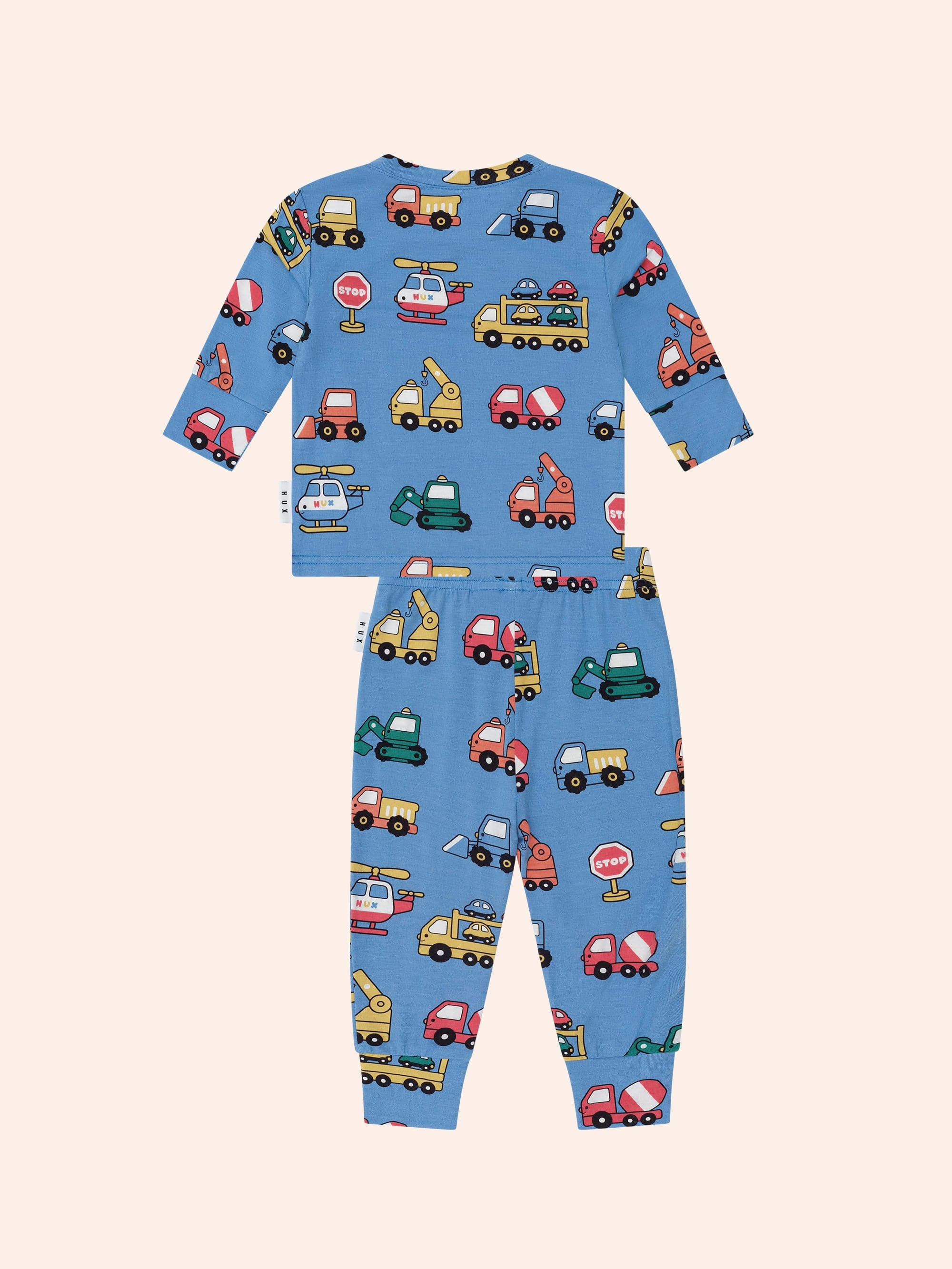 Construction Pj Set SLEEPWEAR Huxbaby
