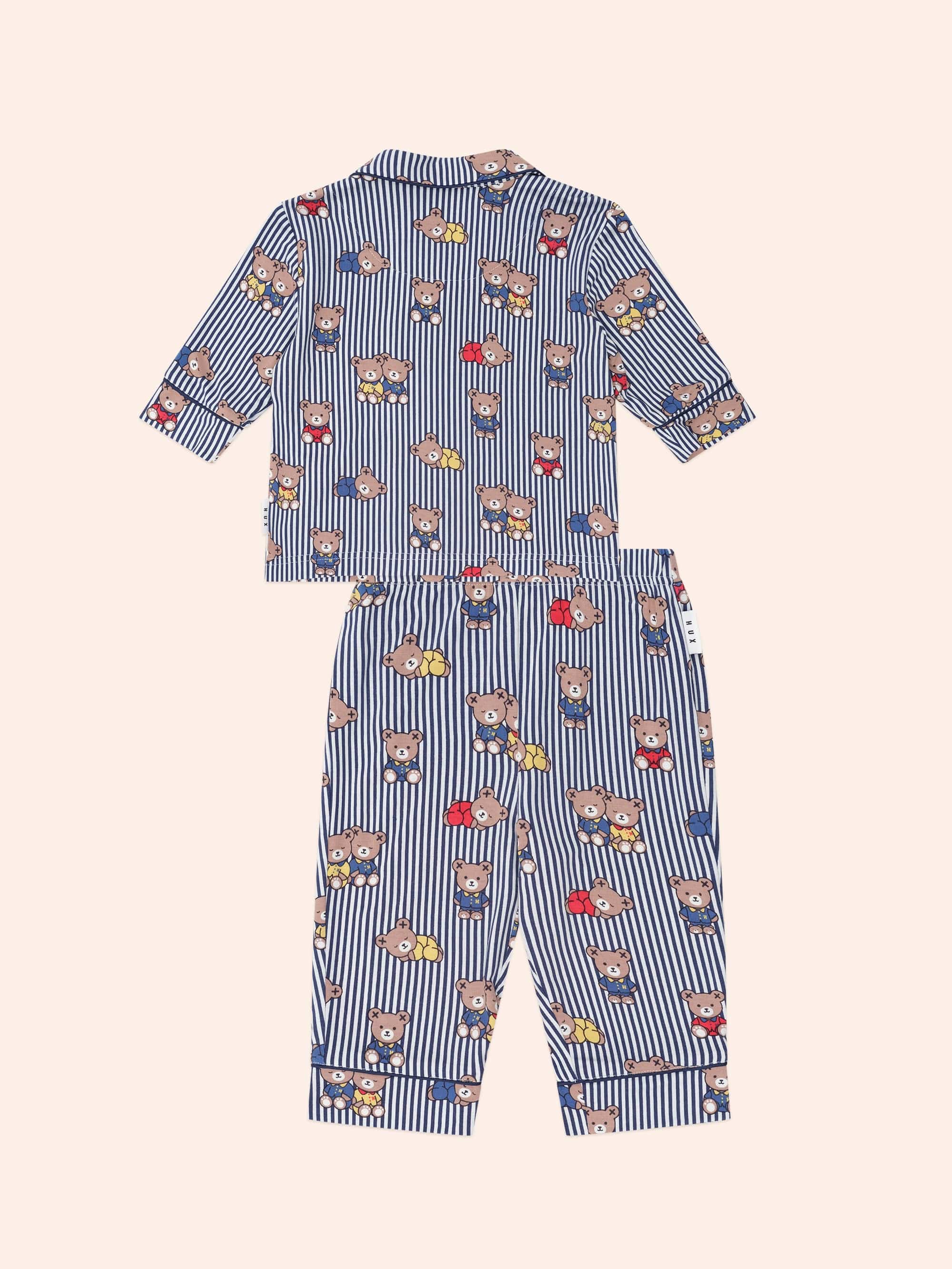 Sleepy Hux Stripe Pj Set SLEEPWEAR Huxbaby