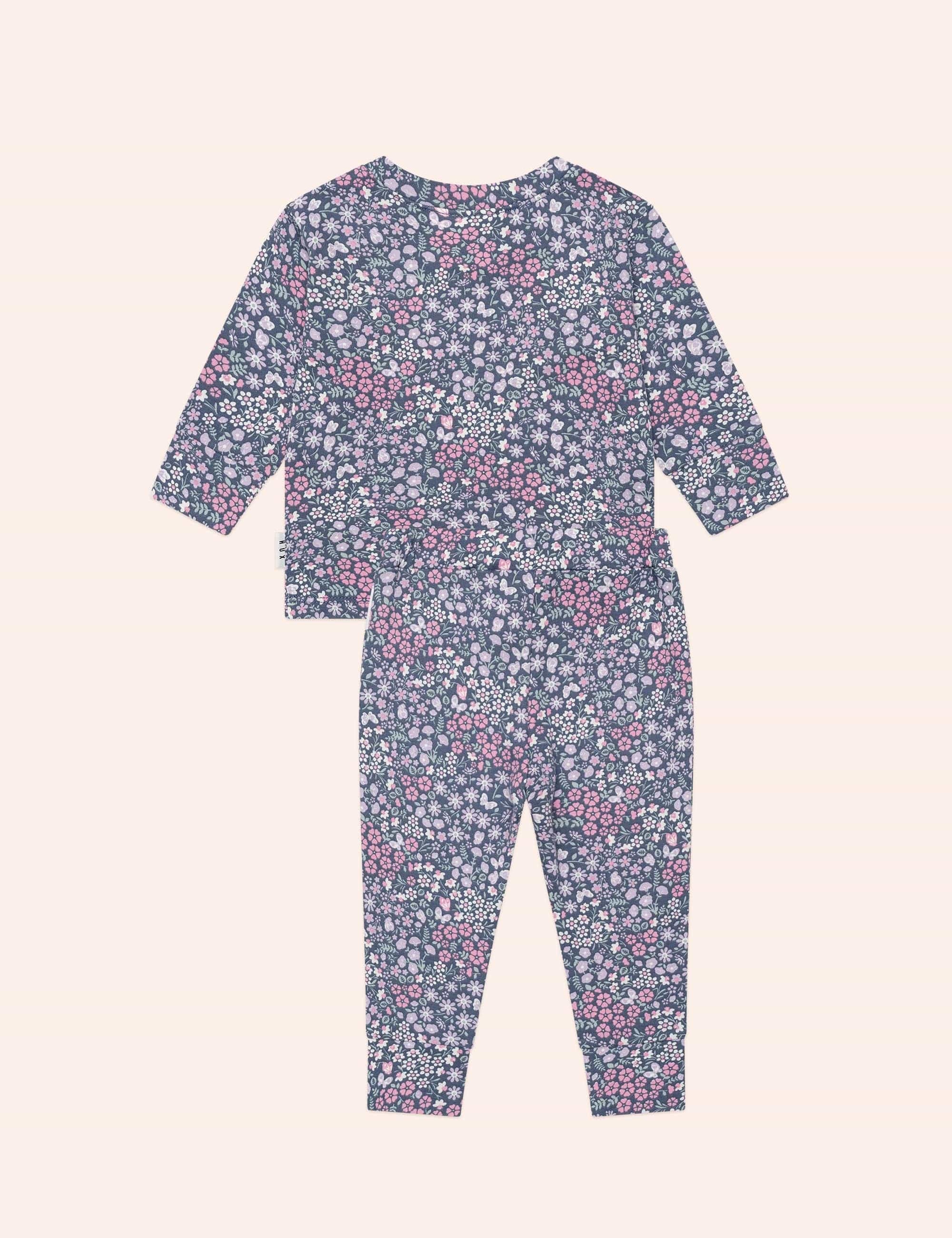 Midnight Flower Garden Sleep Set SLEEPWEAR Huxbaby