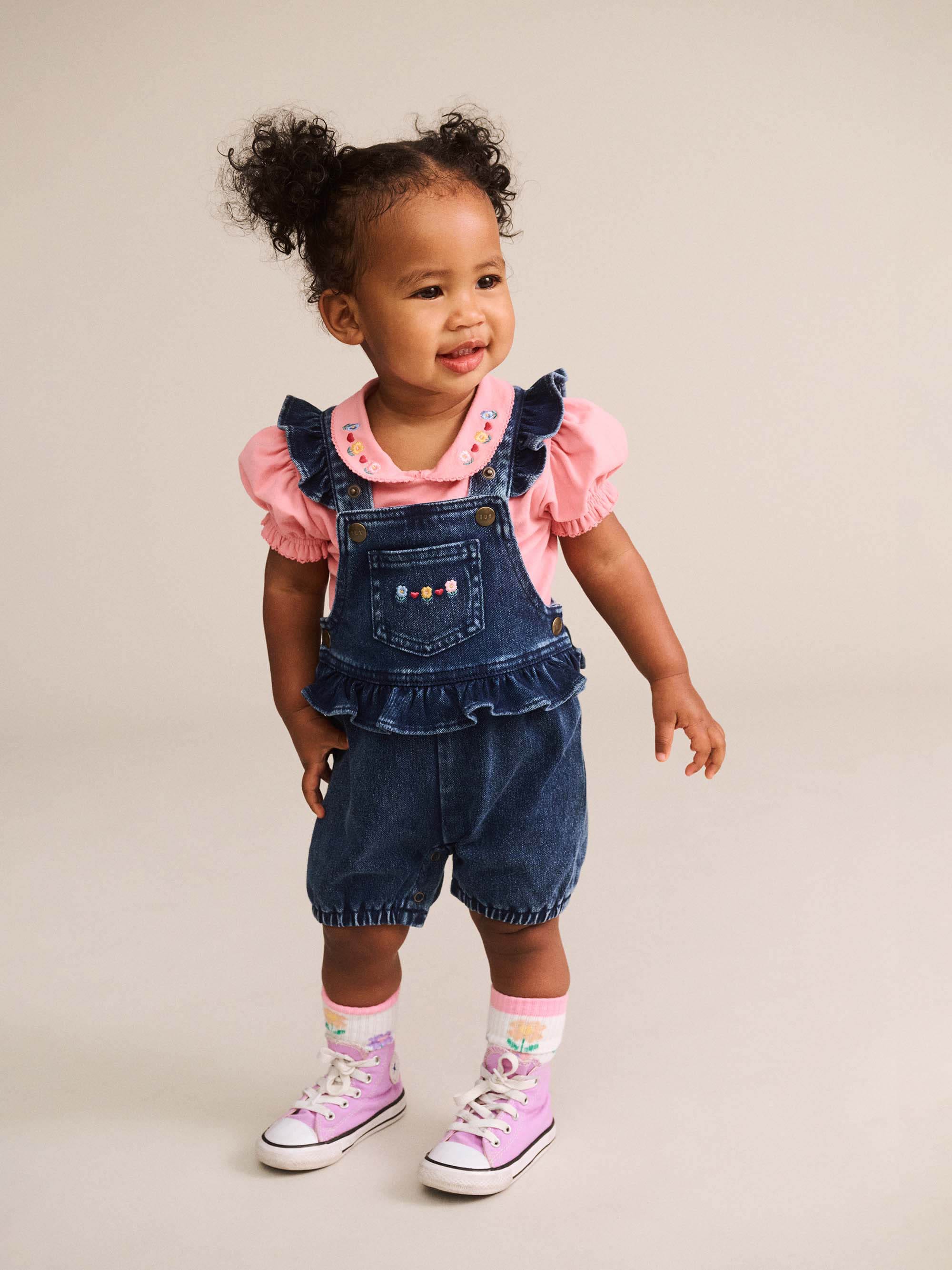 Floral 2Pc Denim Set SET Huxbaby Shopify