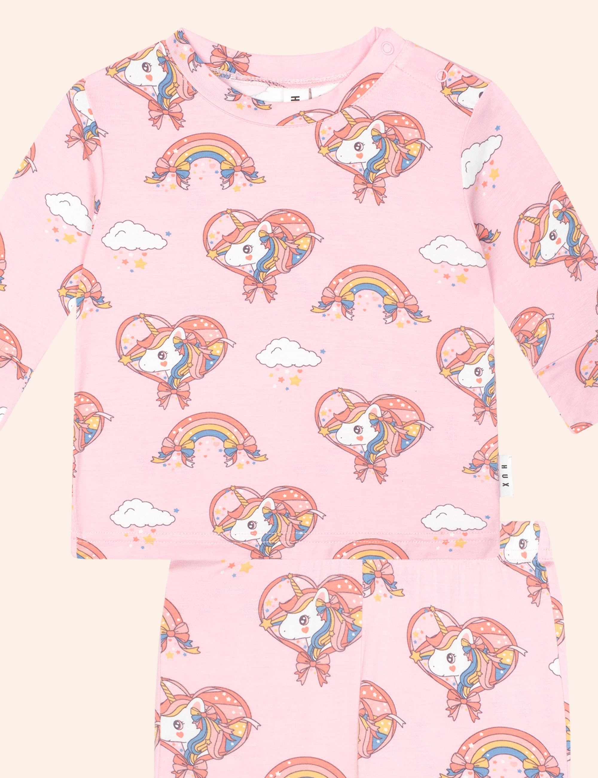 Whimsical Unicorn Pj Set SLEEPWEAR Huxbaby