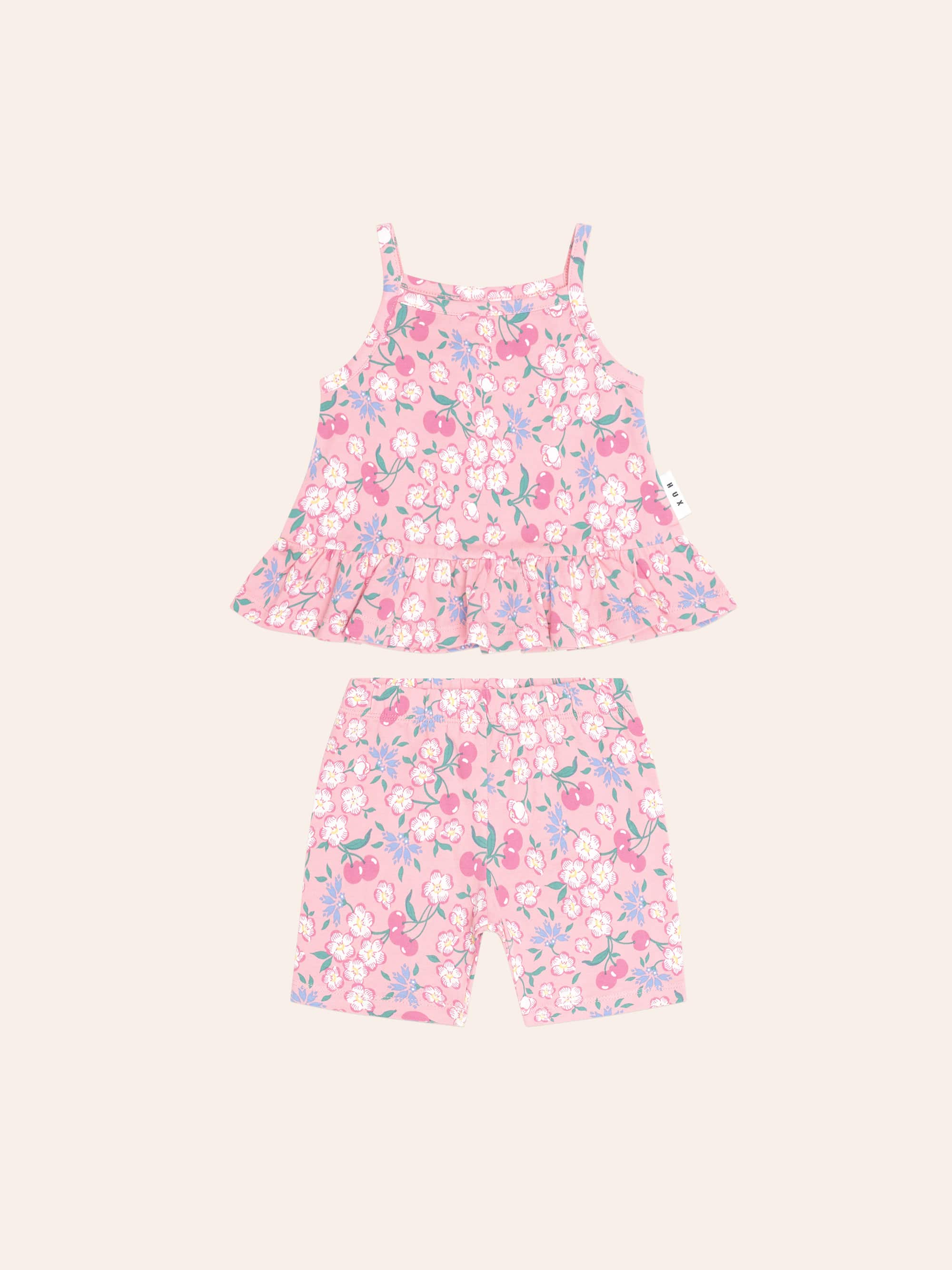 Tropical Cherry Floral 2Pc Set SET Huxbaby Shopify