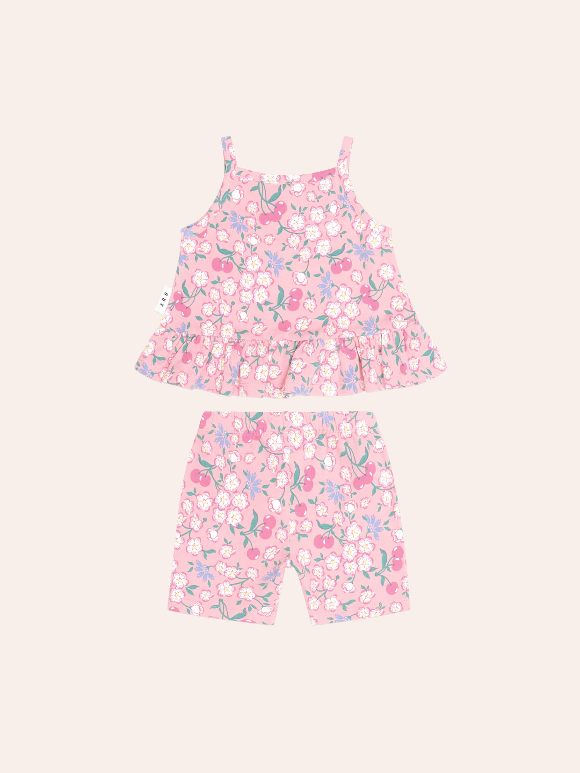 Tropical Cherry Floral 2Pc Set SET Huxbaby Shopify