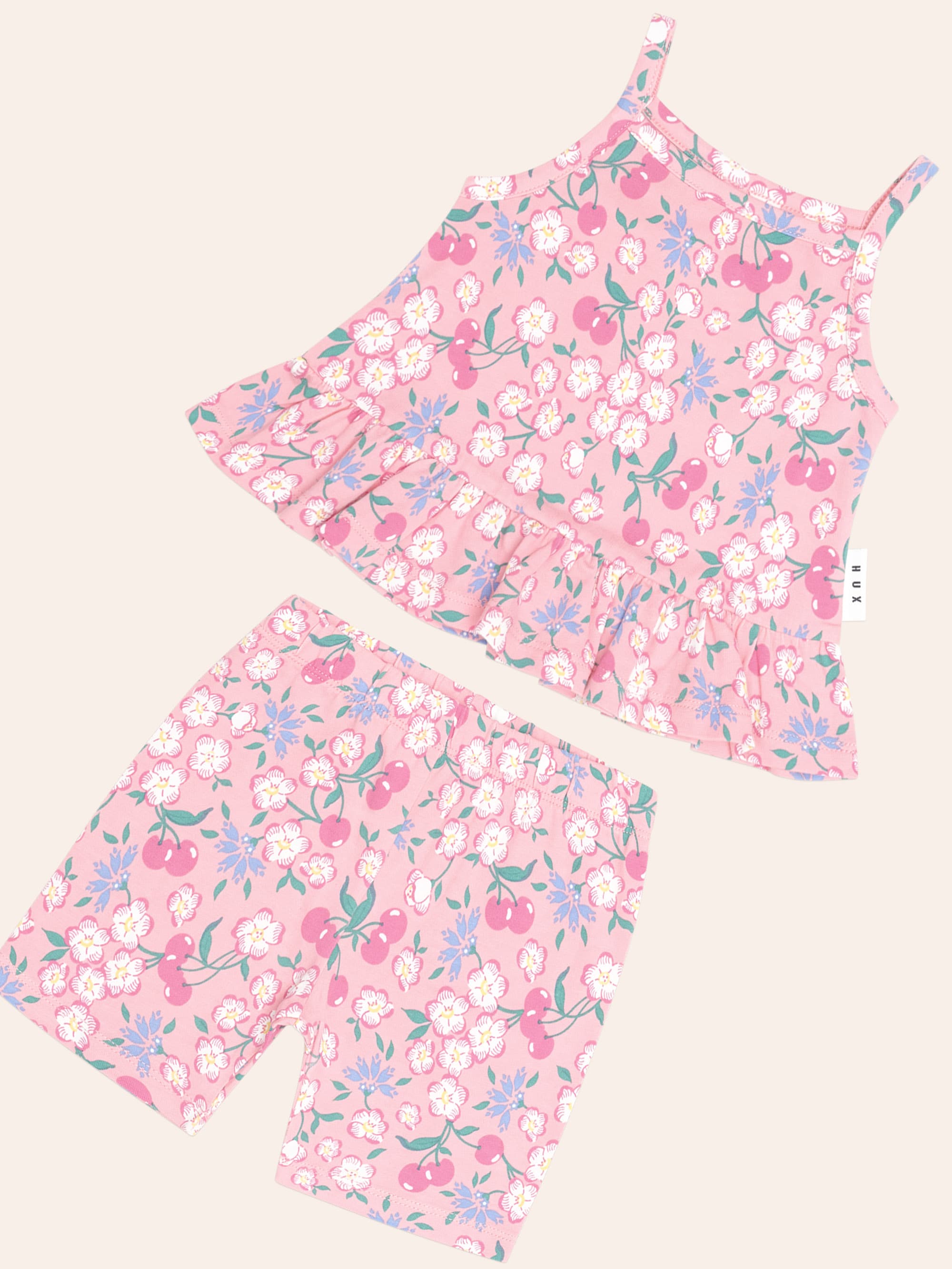 Tropical Cherry Floral 2Pc Set SET Huxbaby Shopify