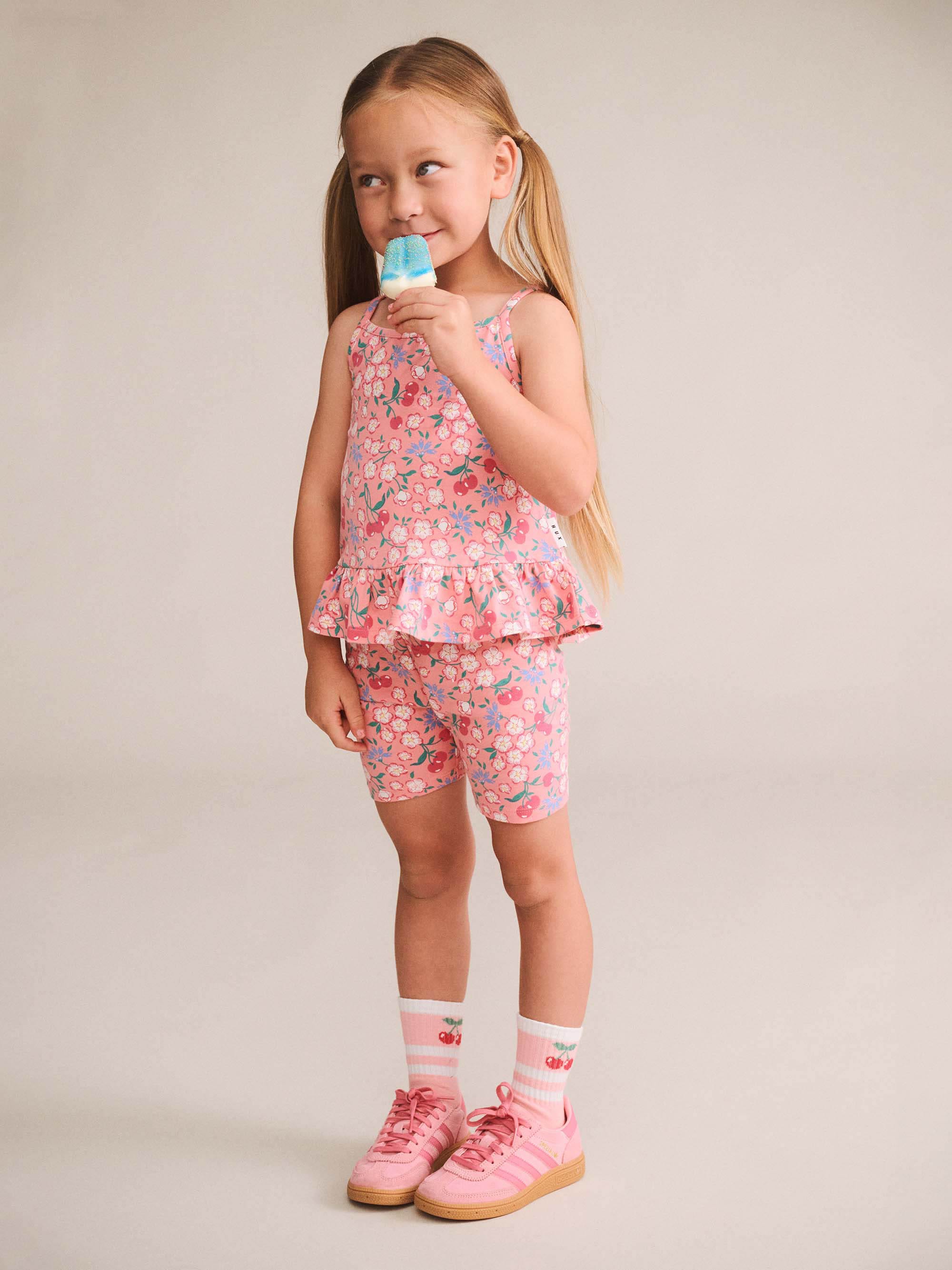 Tropical Cherry Floral 2Pc Set SET Huxbaby Shopify