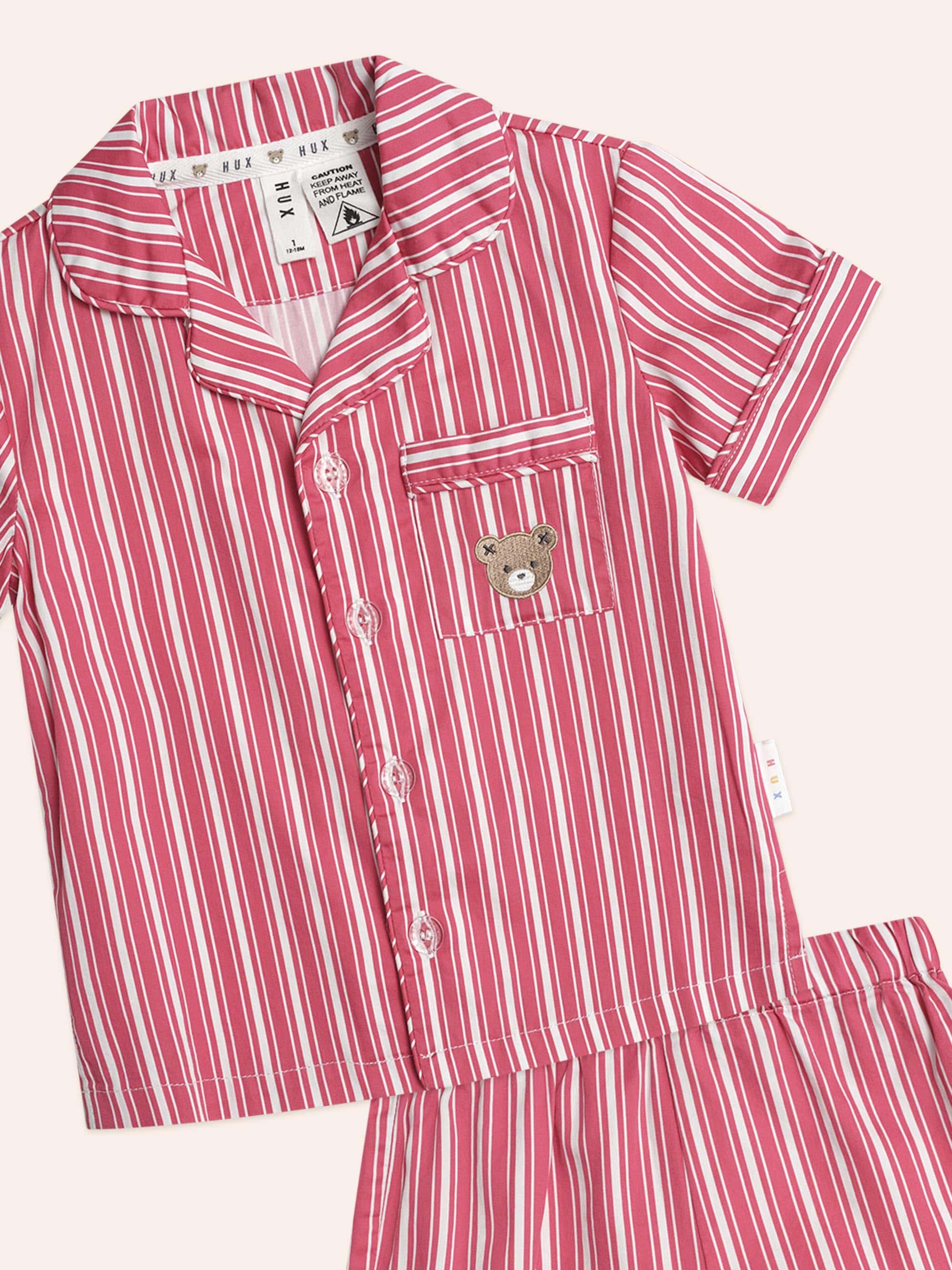 Tis The Season PJs Candy Cane SLEEPWEAR Huxbaby