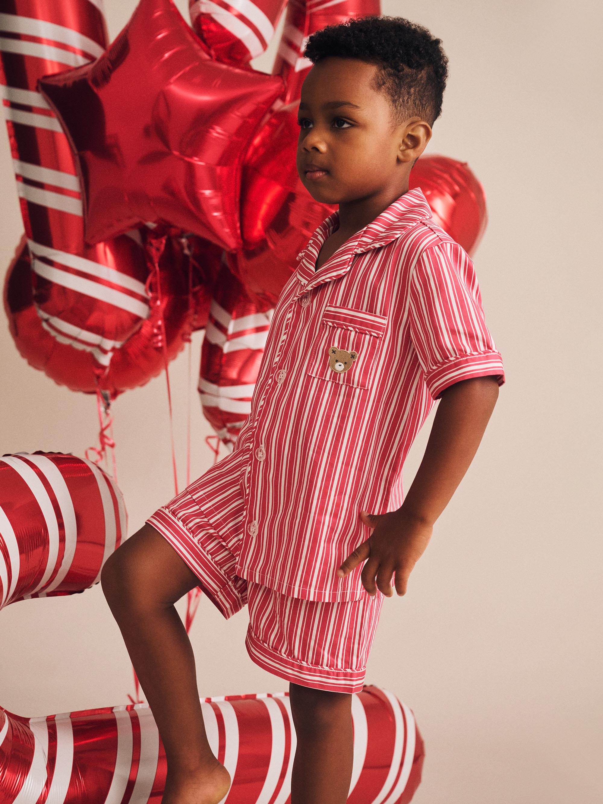 Tis The Season PJs Candy Cane SLEEPWEAR Huxbaby