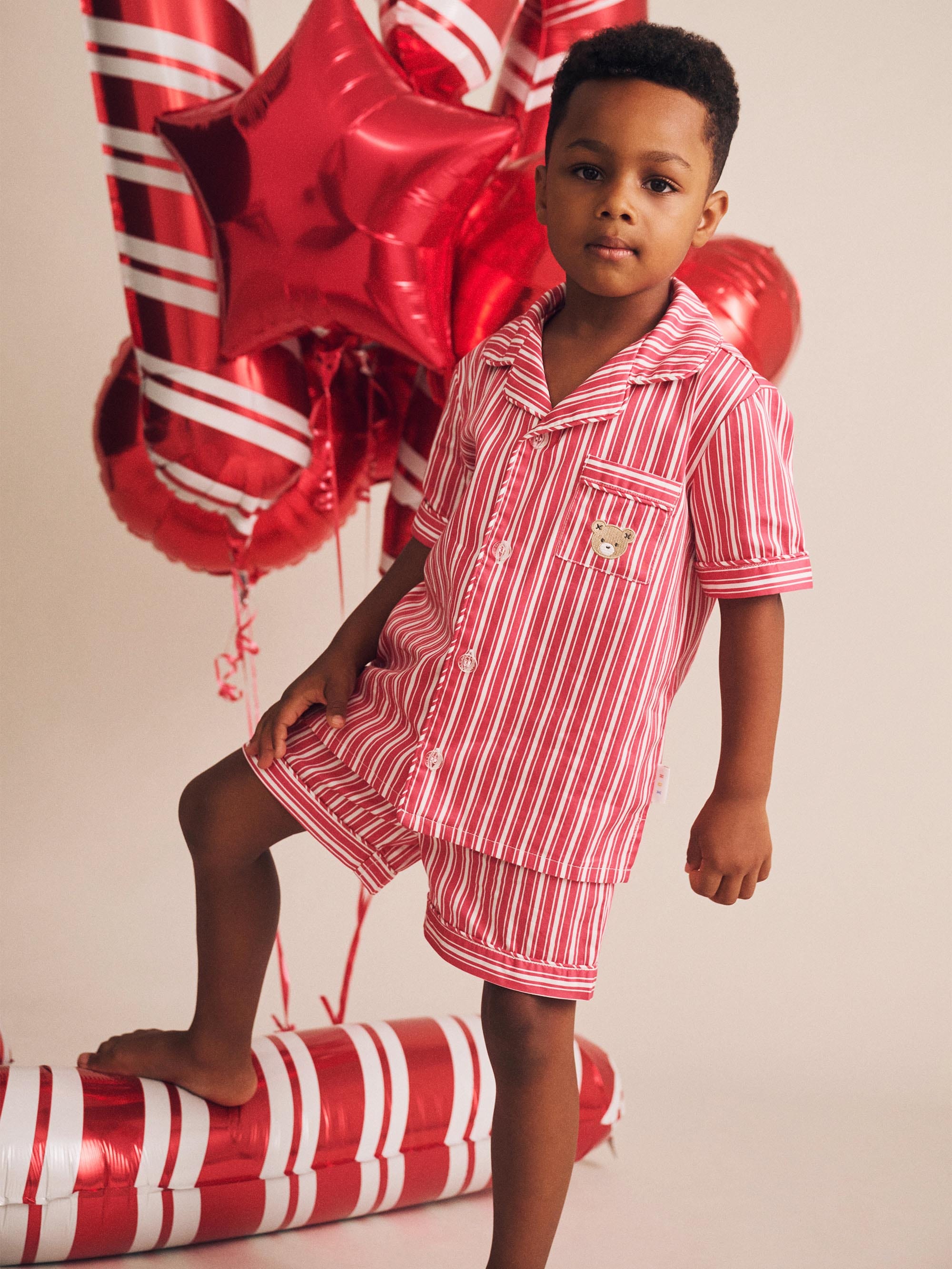 Tis The Season PJs Candy Cane SLEEPWEAR Huxbaby