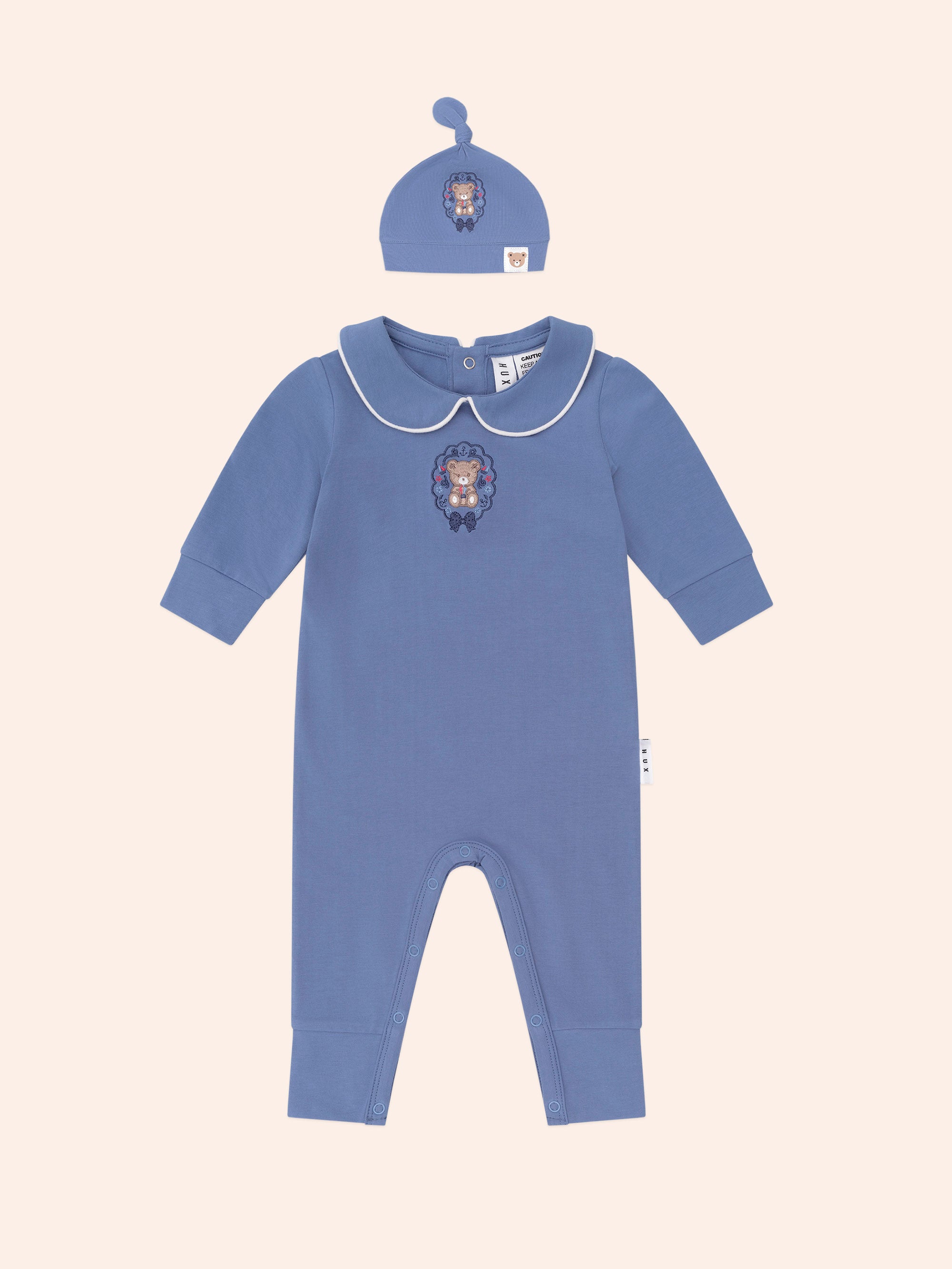 My First Hux Natuical Newborn 2Pc Set SET Huxbaby