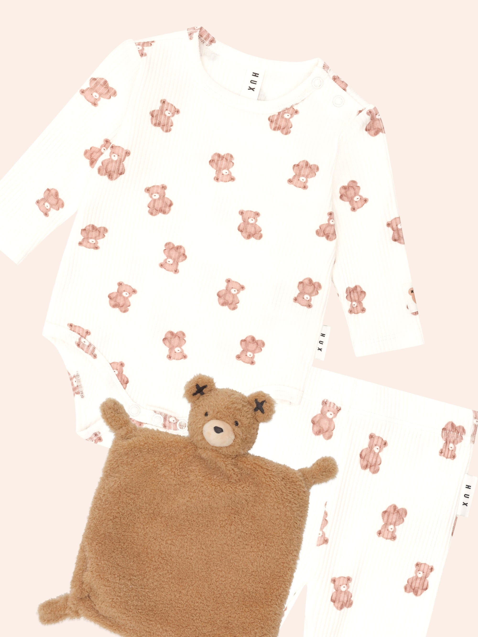 Beary Snuggly 3Pc Newborn Gift Set SET Huxbaby