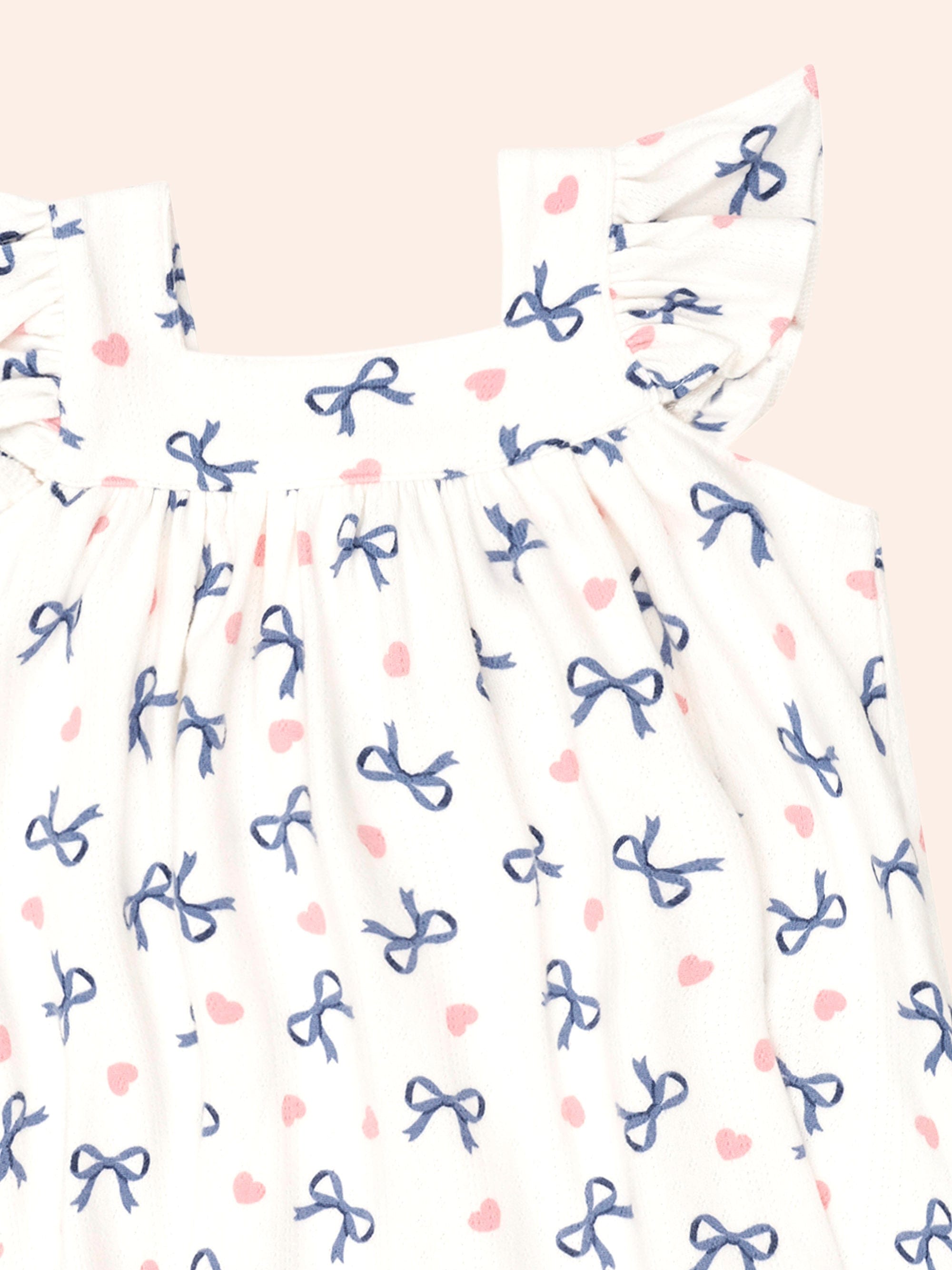 Hearts And Bows 2Pc Top And Bloomer Set SET Huxbaby