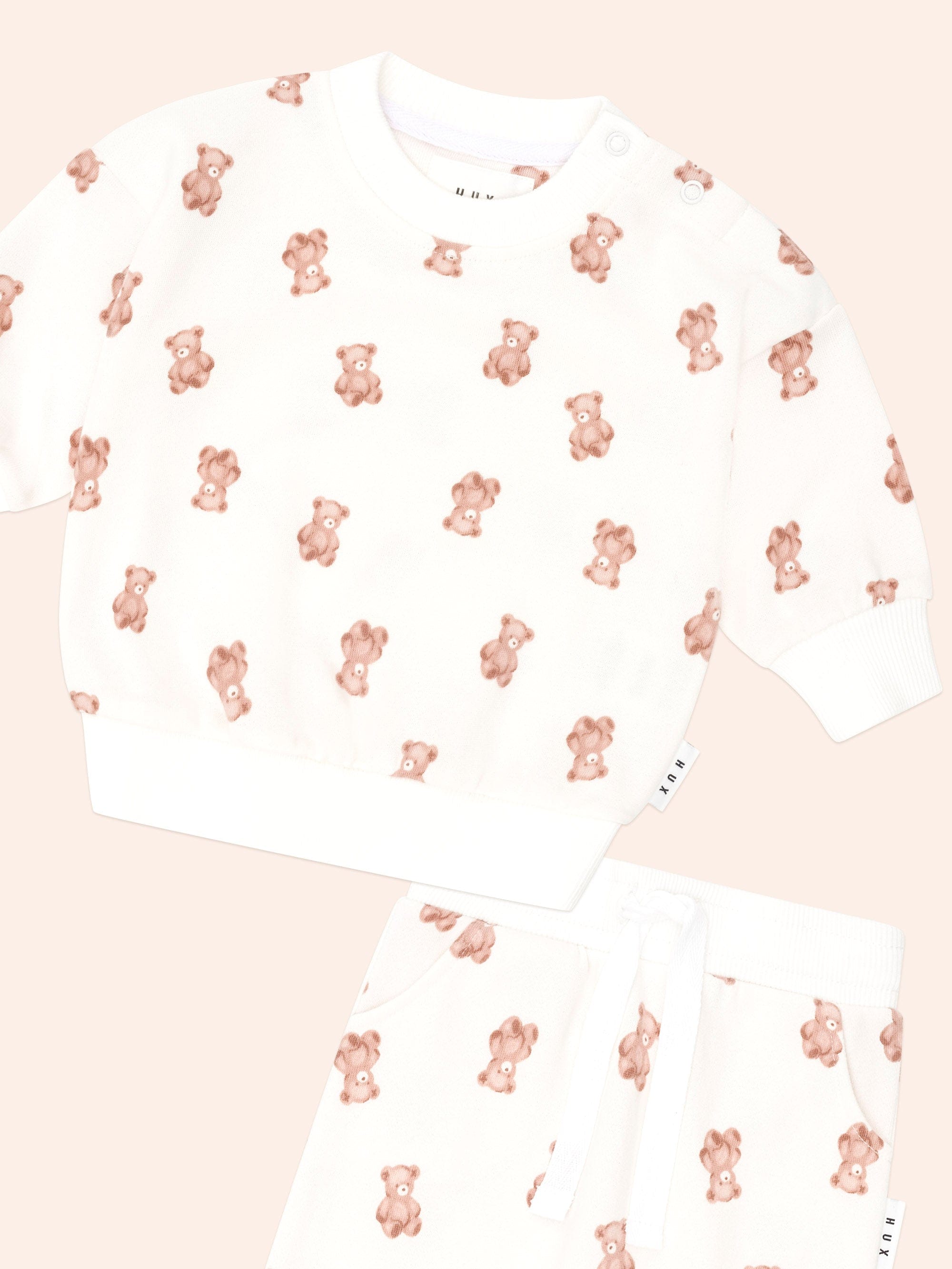 My First Hux 2Pc Newborn Sweatpant Set SET Huxbaby