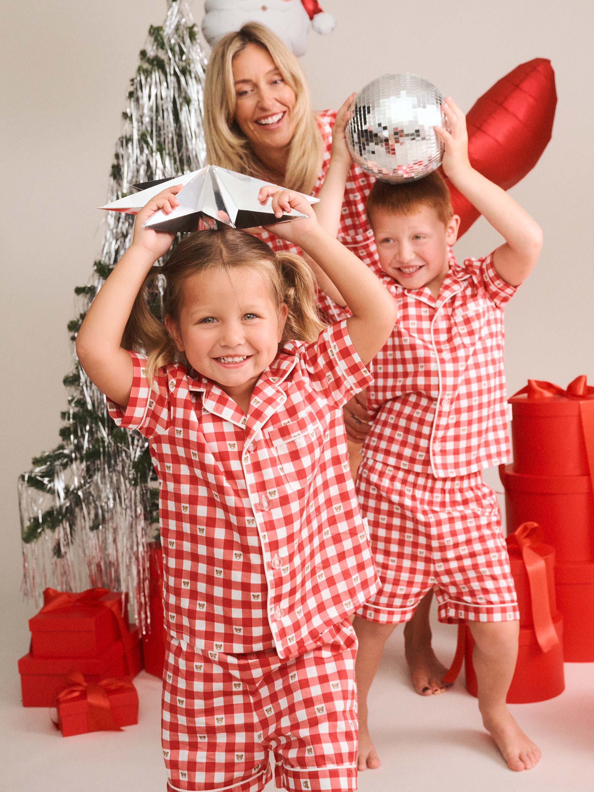Huxbear Check Pjs SET Huxbaby Shopify