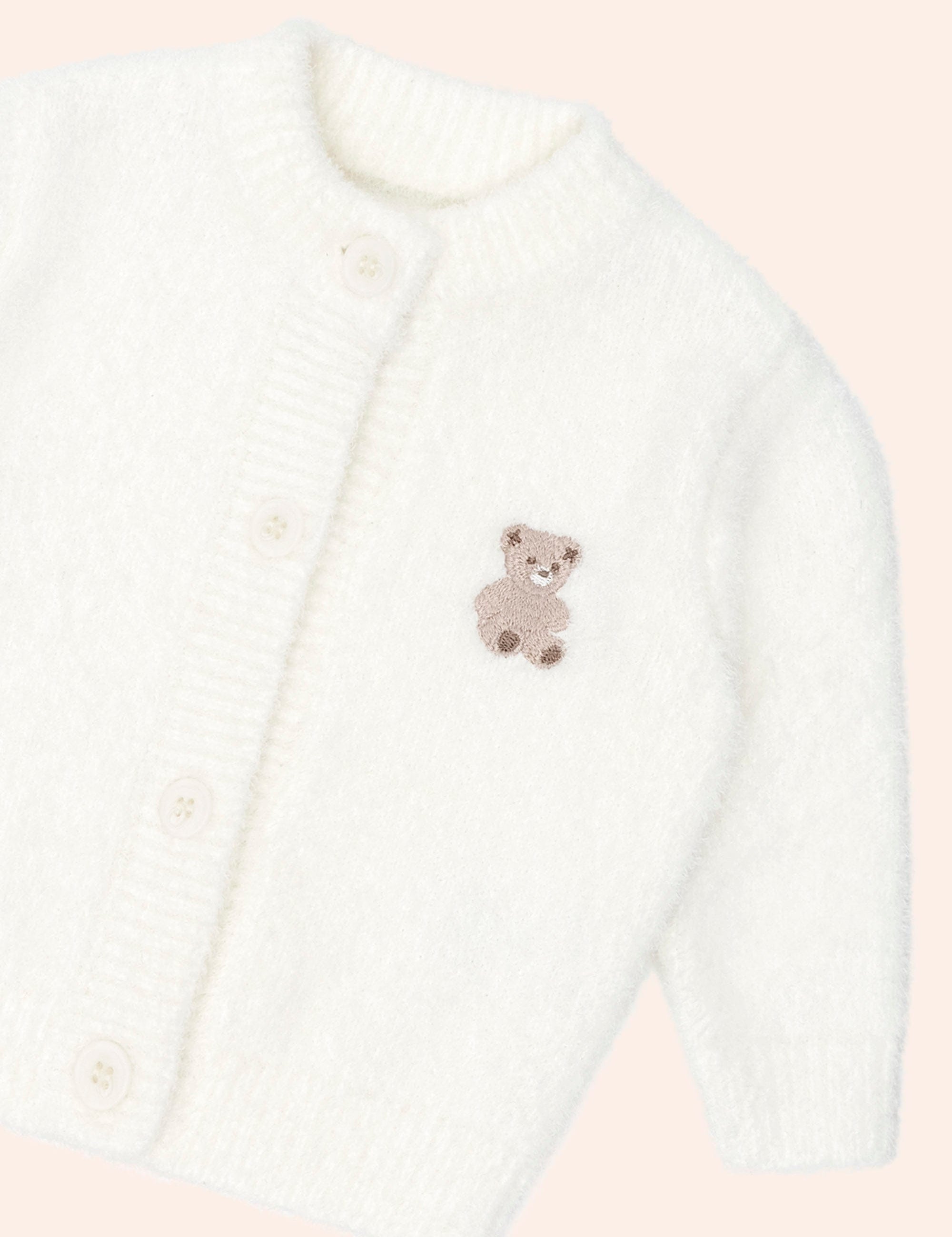 My First Hux Almond Milk 4Pc Boucle Newborn Set SET Huxbaby