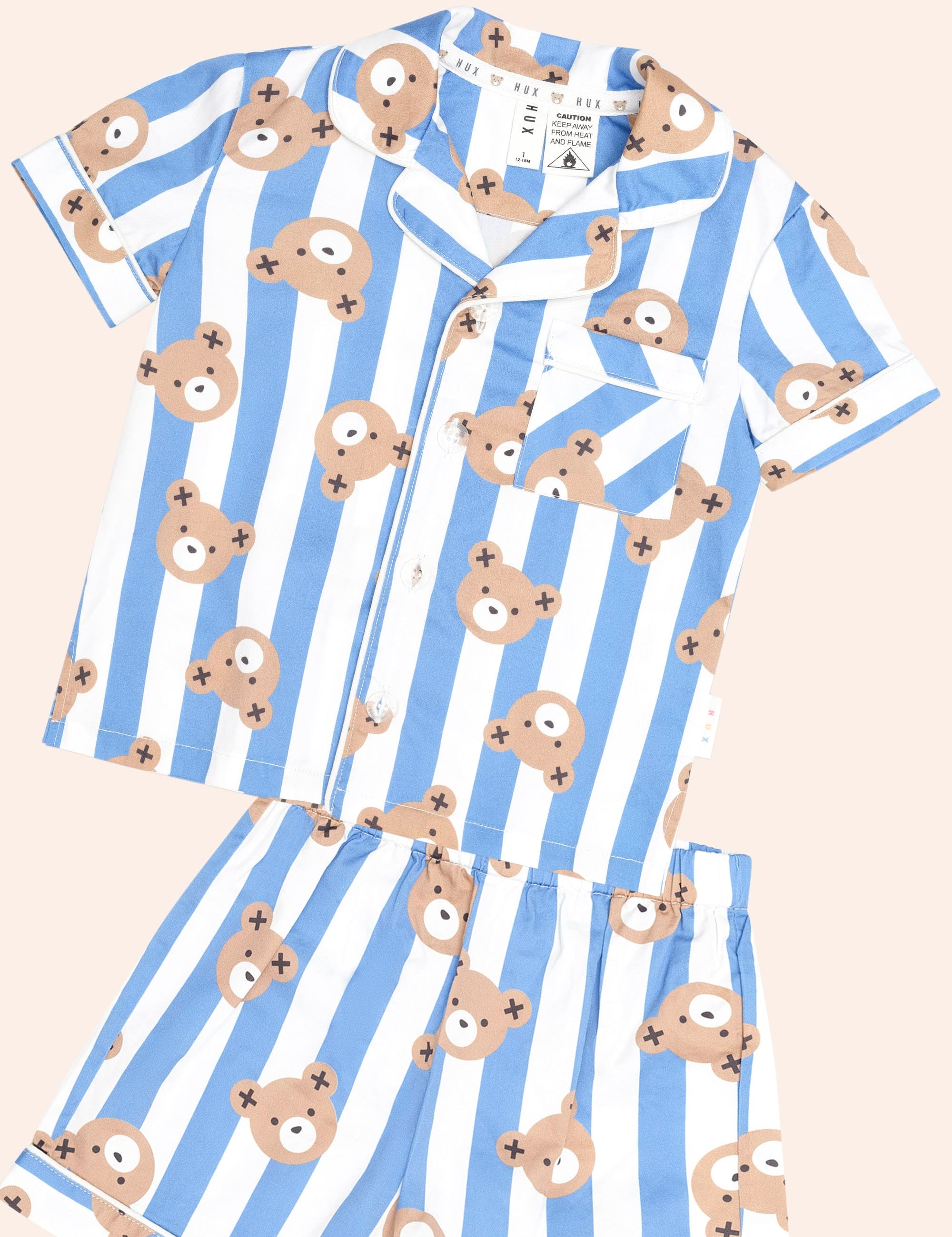 Nautical Huxbear Stripe Pjs SET Huxbaby Shopify
