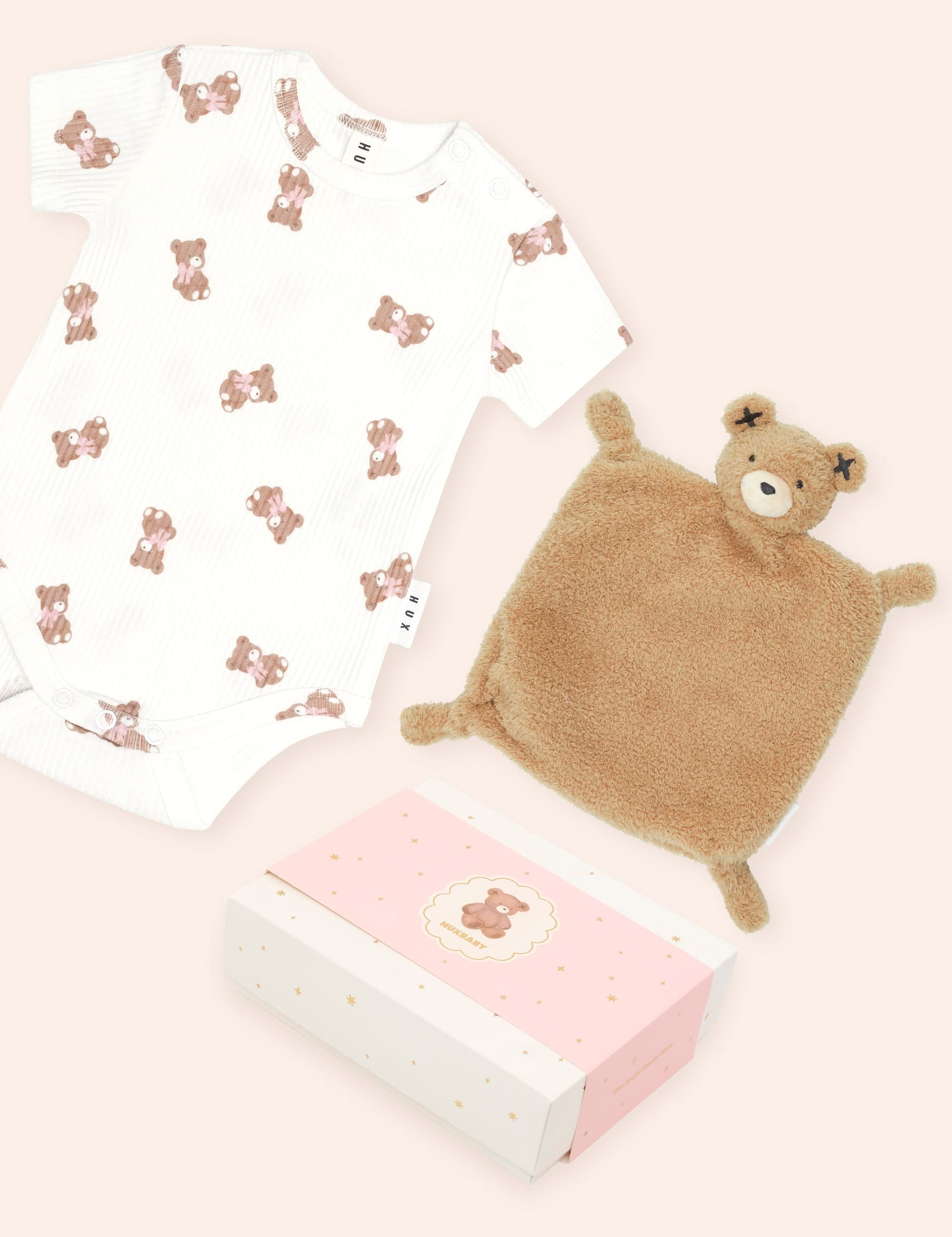 Tumbling Bow Huxette 2Pc Box Set ONESIE Huxbaby Shopify