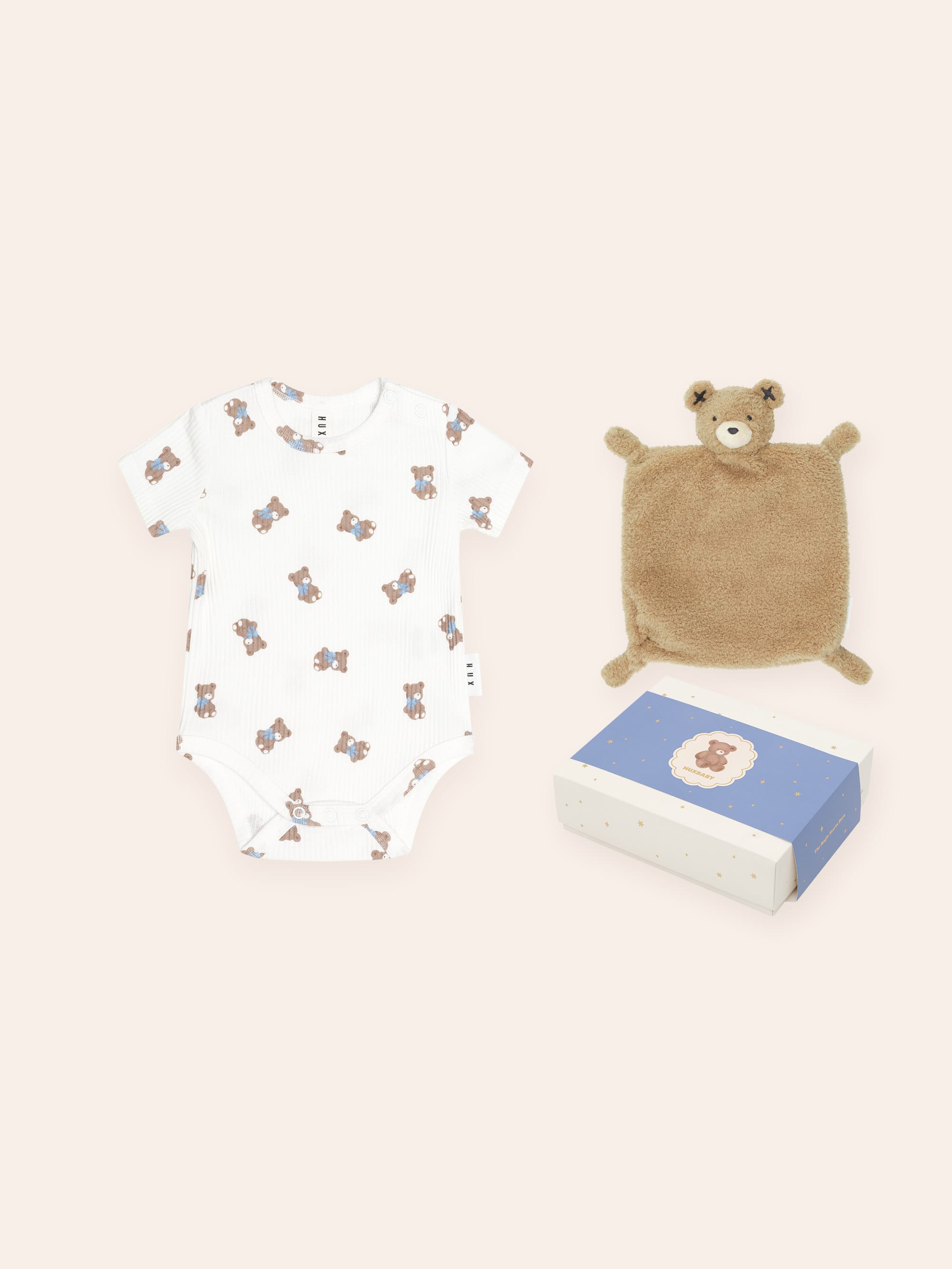 Tumbling Bow Hux 2Pc Box Set ONESIE Huxbaby Shopify