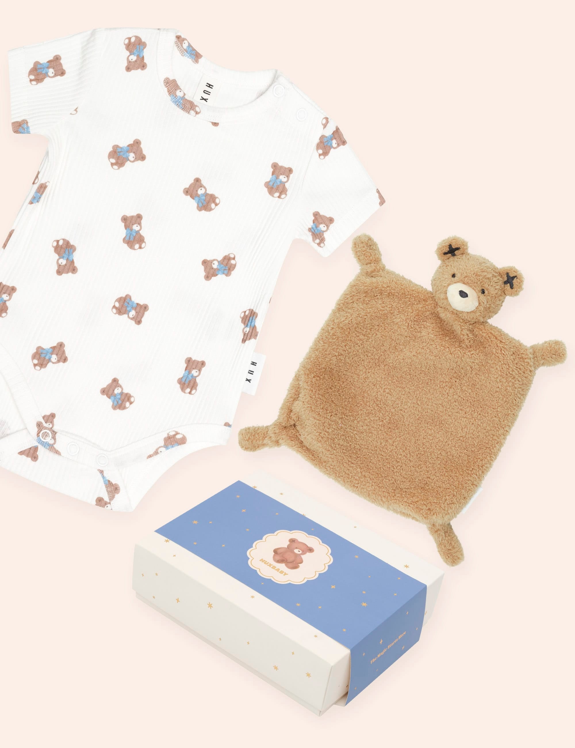 Tumbling Bow Hux 2Pc Box Set ONESIE Huxbaby Shopify