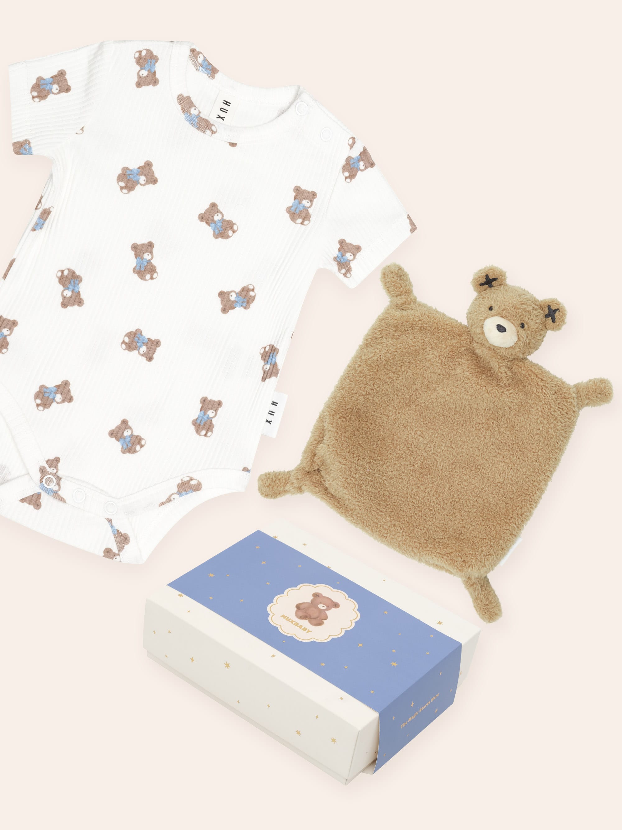 Tumbling Bow Hux 2Pc Box Set ONESIE Huxbaby Shopify