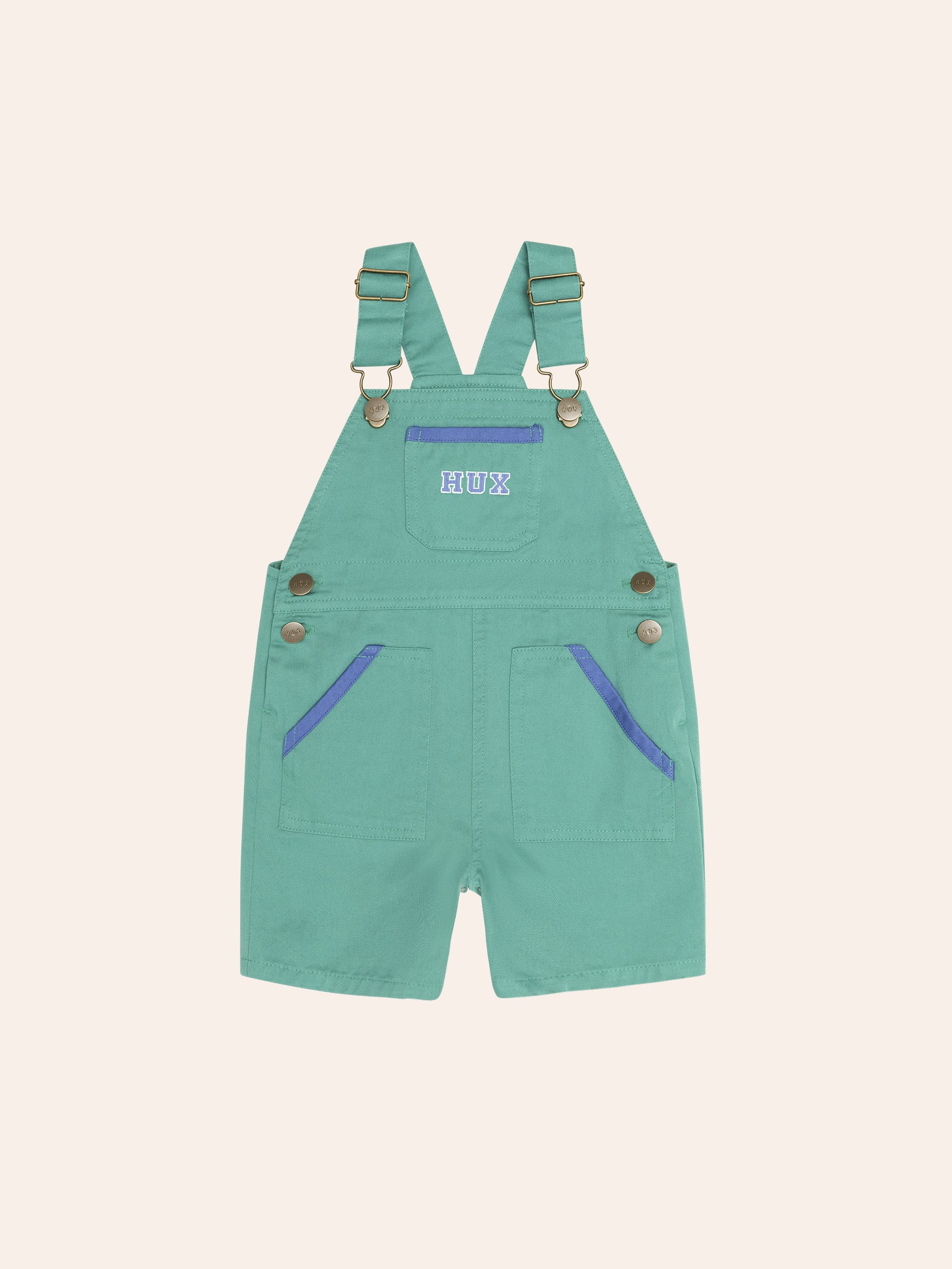 Vintage Green Hux Shortall OVERALL Huxbaby Shopify