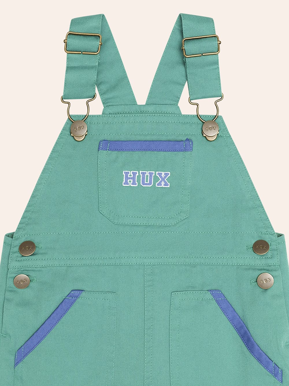 Vintage Green Hux Shortall OVERALL Huxbaby Shopify