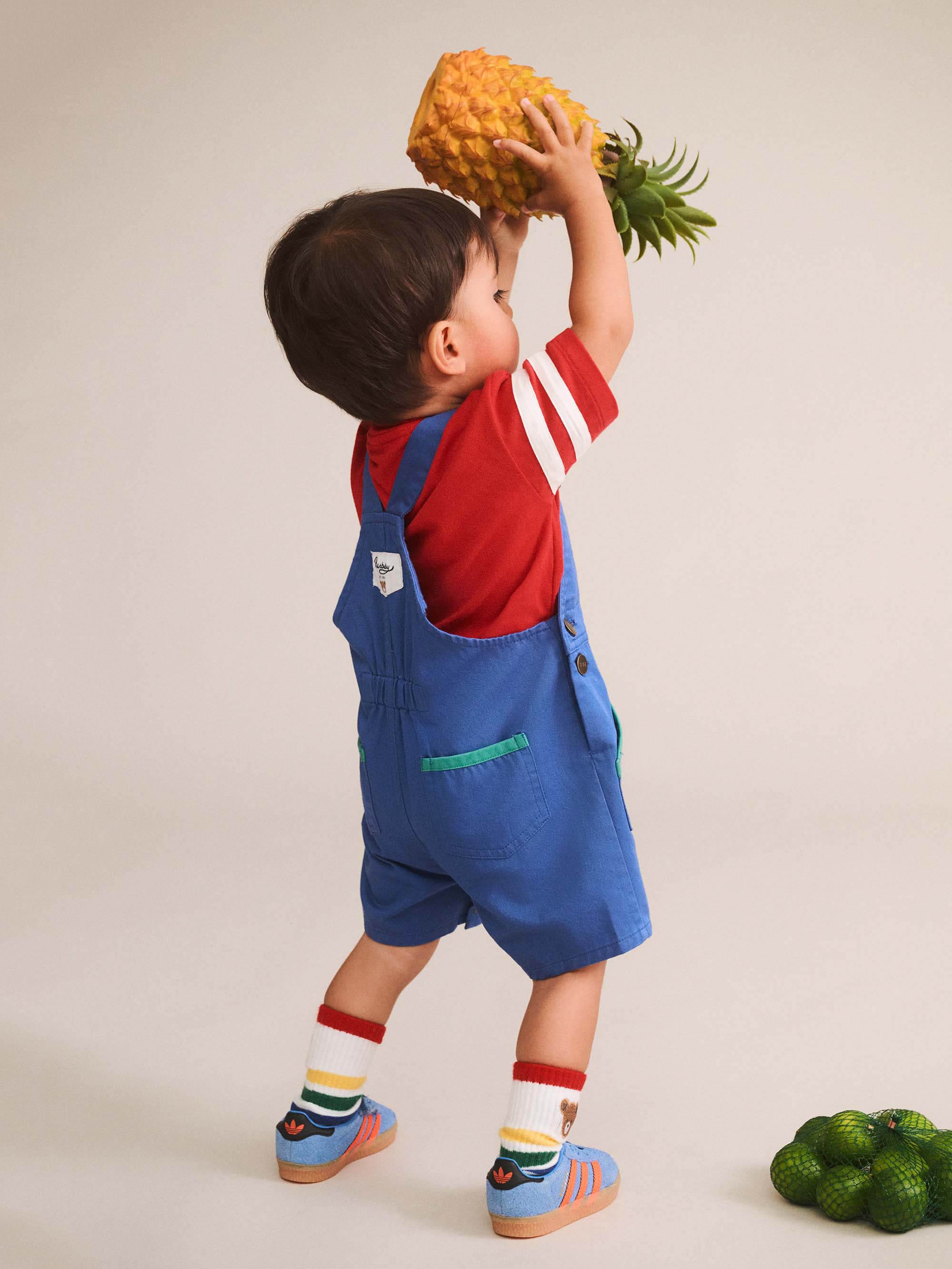 Cobalt Hux Shortall OVERALL Huxbaby Shopify