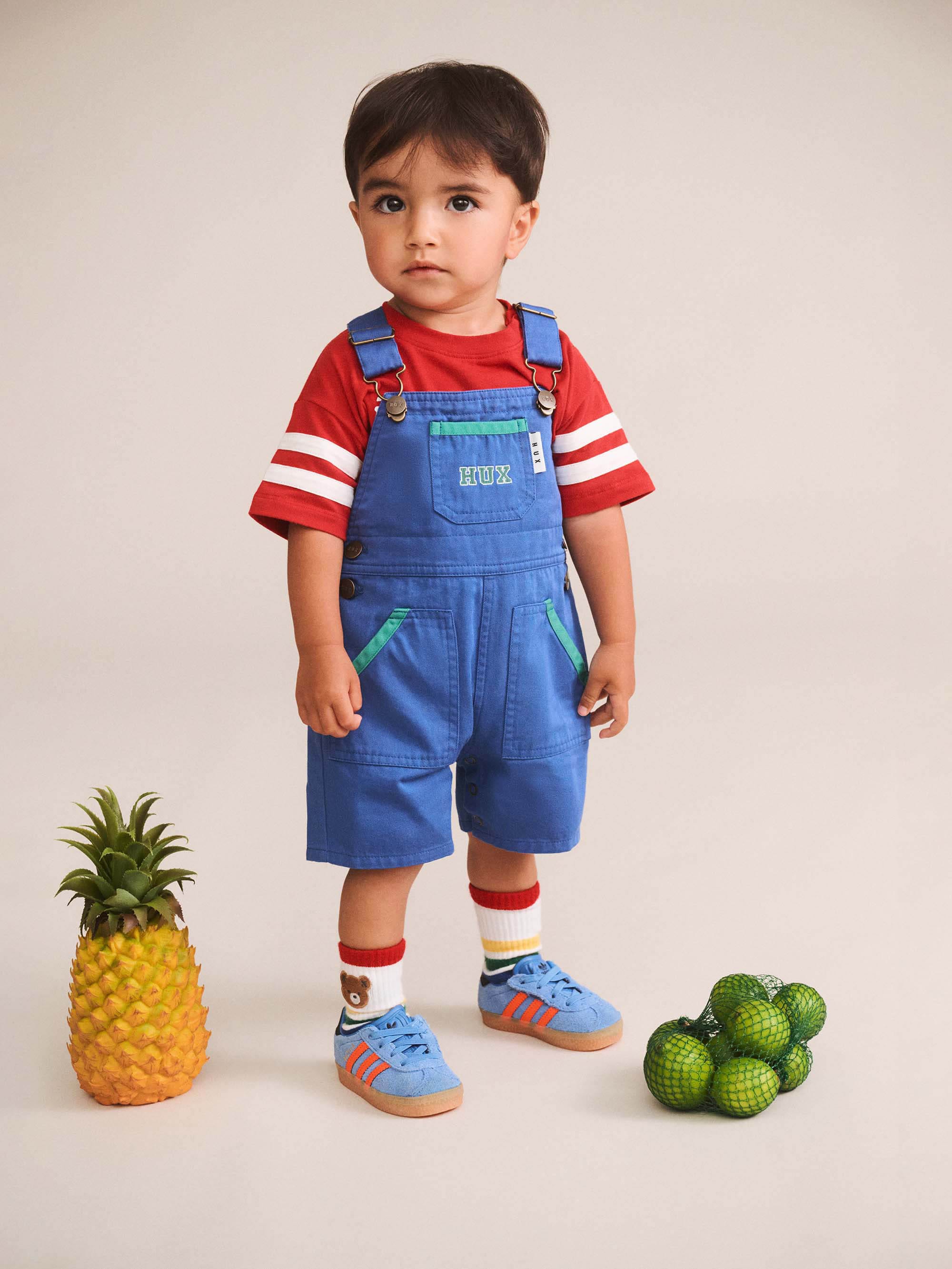 Cobalt Hux Shortall OVERALL Huxbaby Shopify