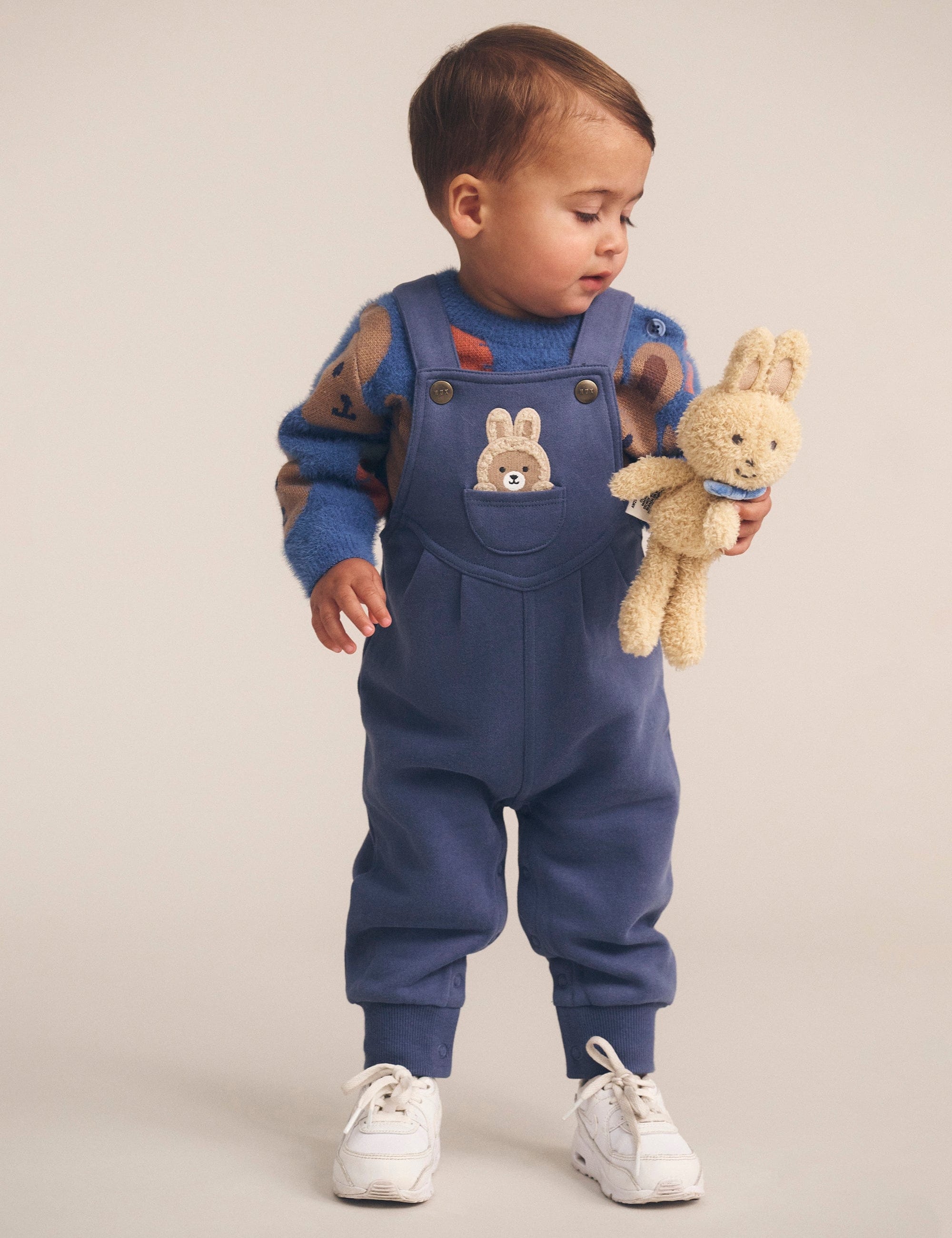 Easter Bunny Hux Overalls OVERALL Huxbaby