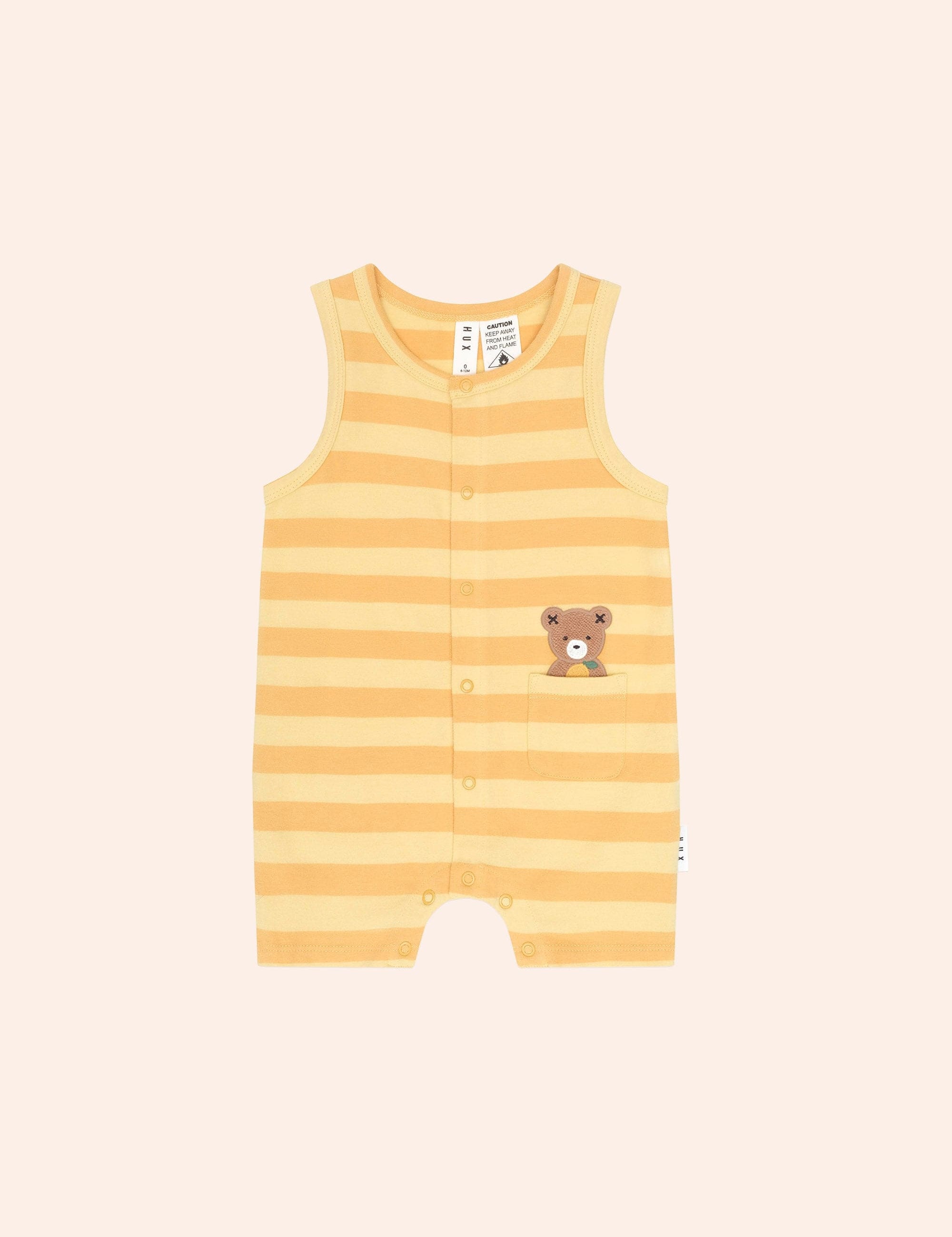 Limone Hux Sleeveless Romper ROMPER Huxbaby