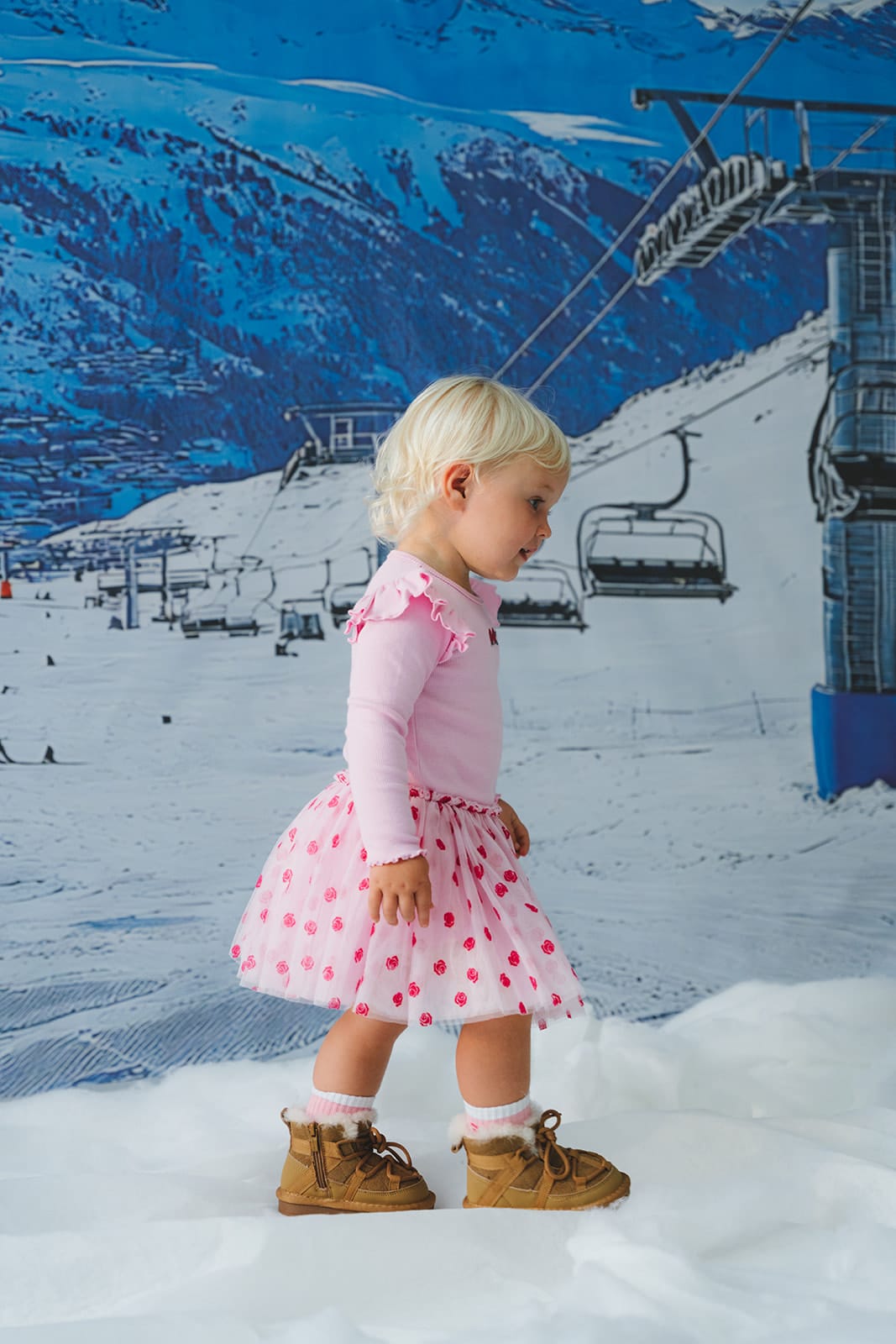 Rose Embroidery Tulle Dress DRESS Huxbaby Shopify