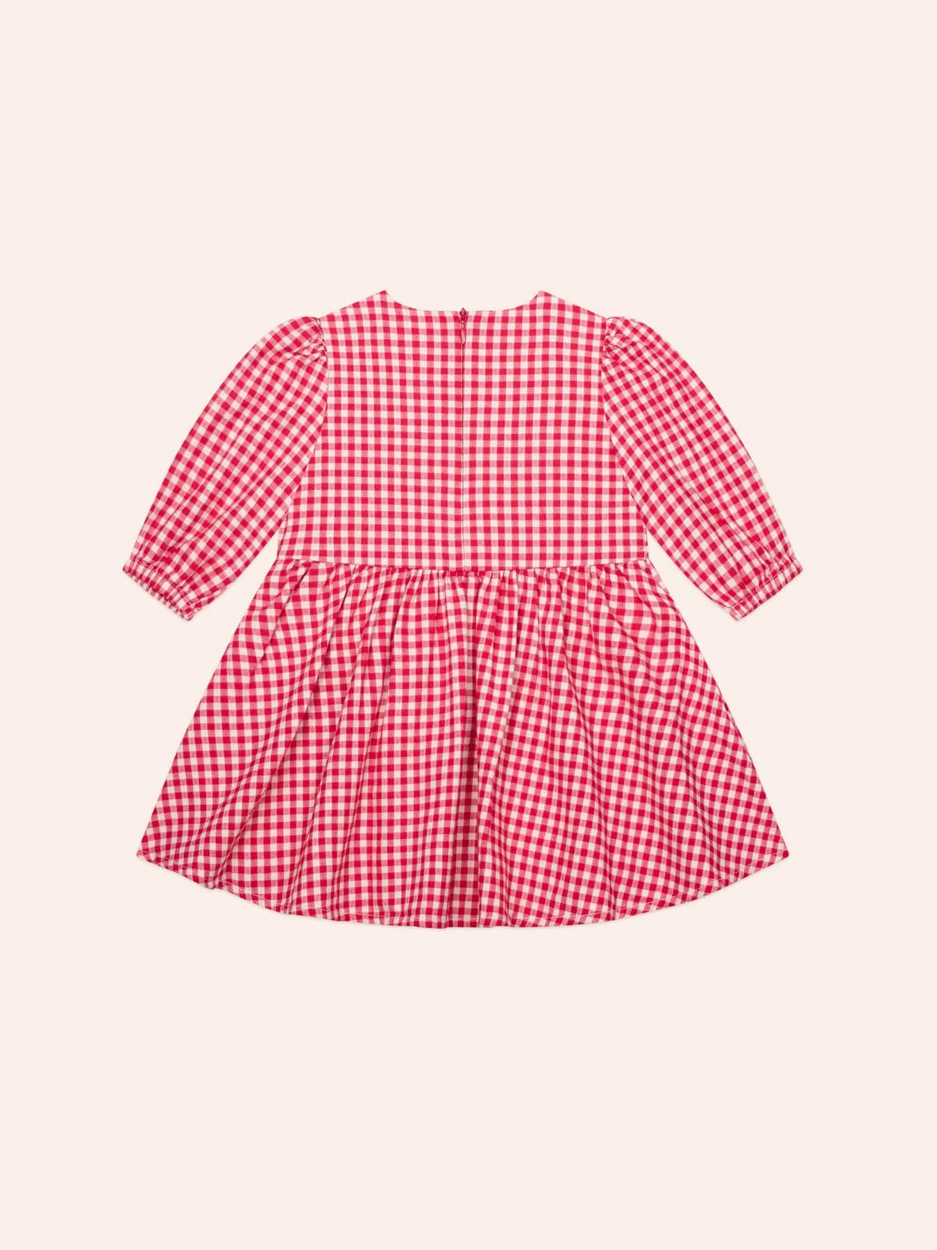 Cherry Check Dress DRESS Huxbaby Shopify