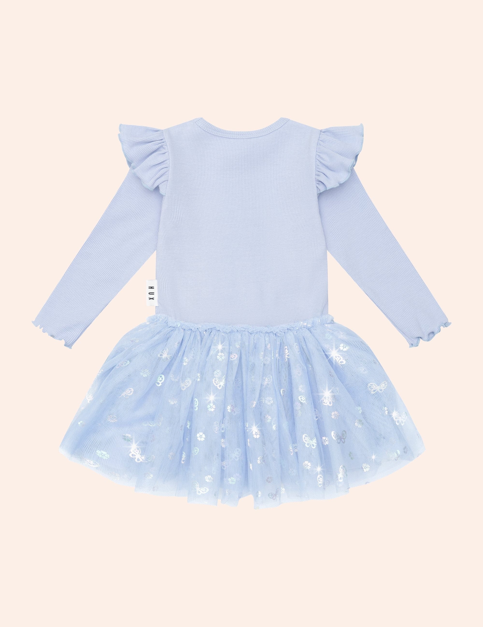 Fly Away Ballet Rib Dress DRESS Huxbaby