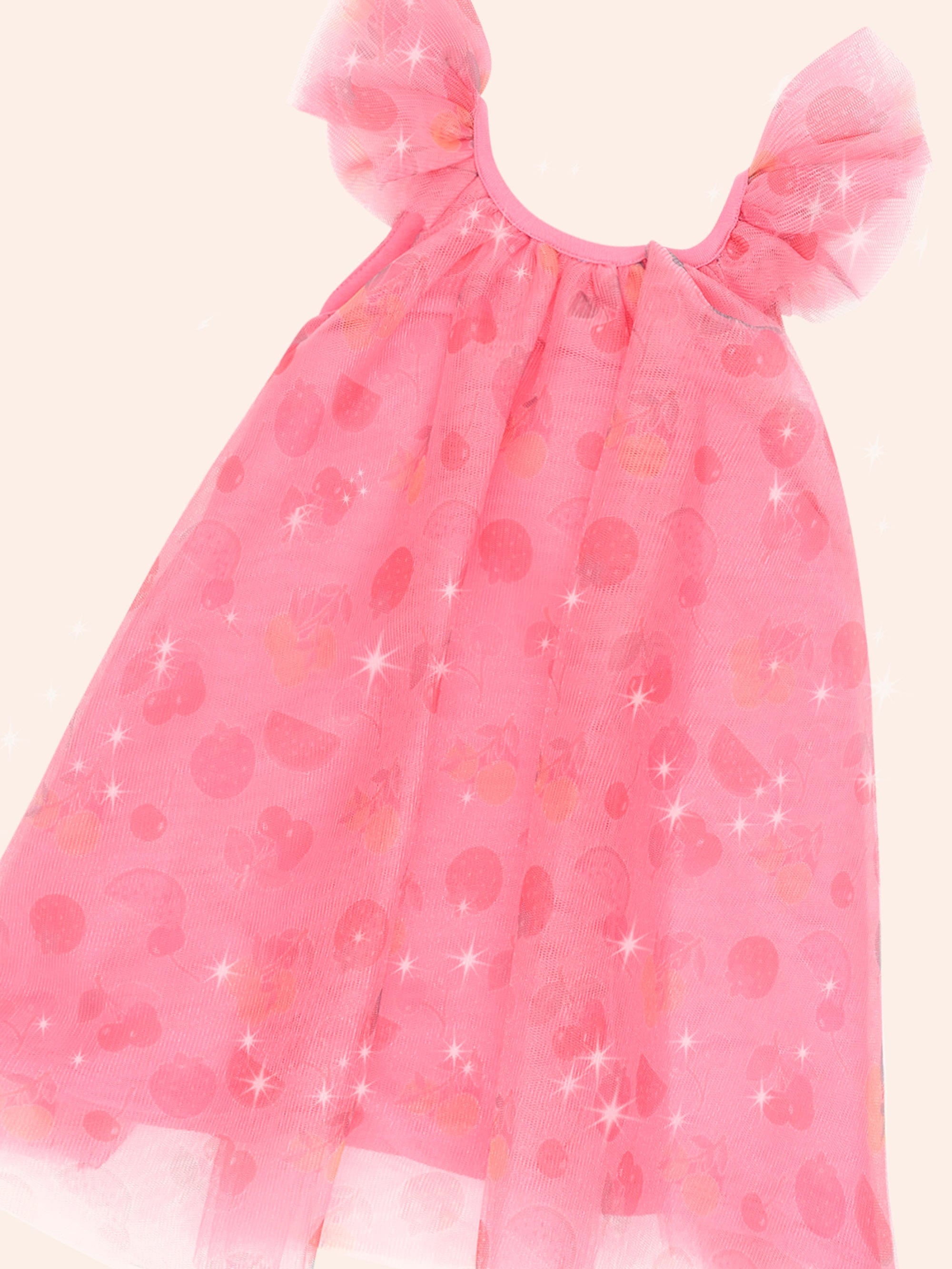 Tutti Frutti Tulle Dress DRESS Huxbaby