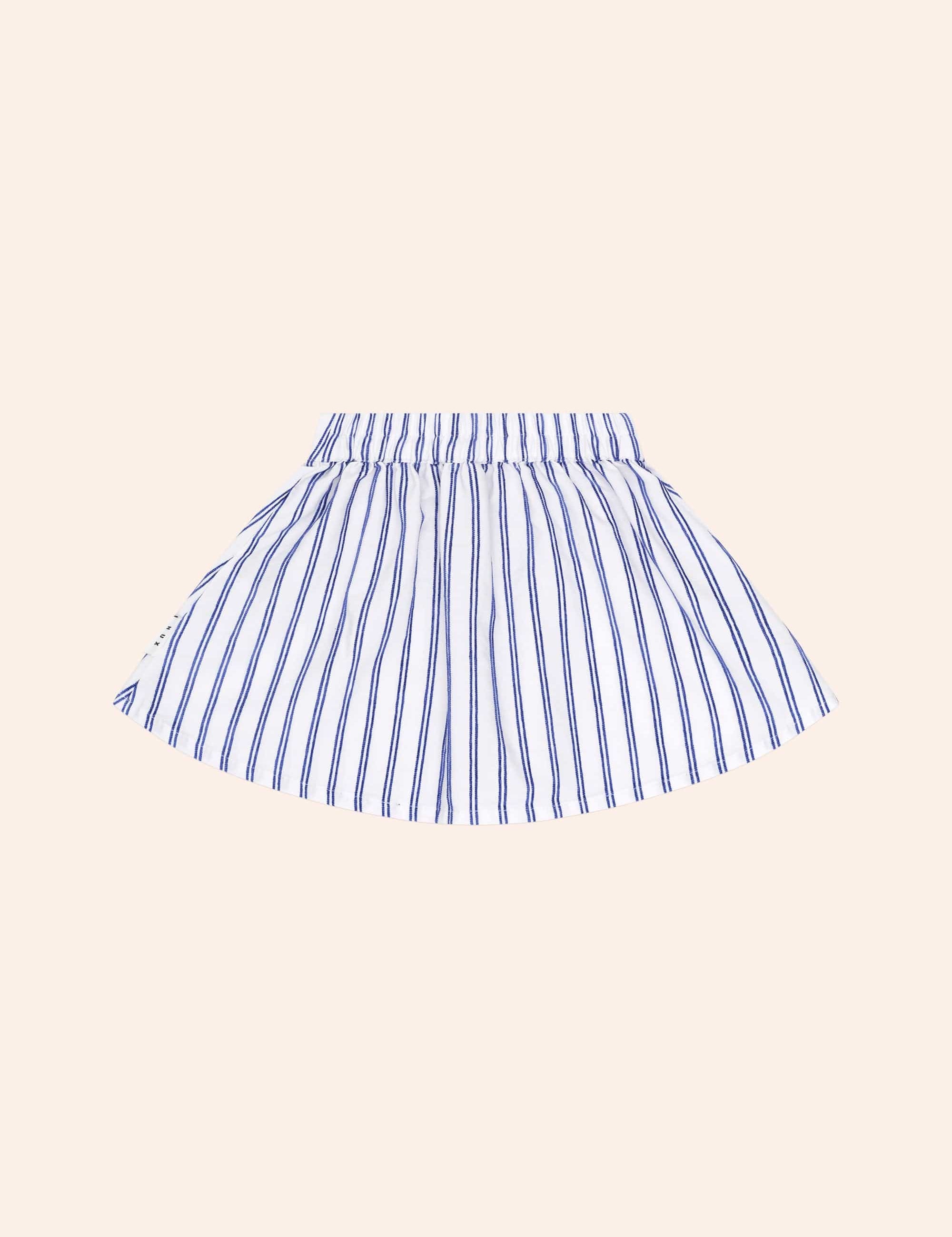 Ocean Stripe Yoke Skirt SKIRT Huxbaby
